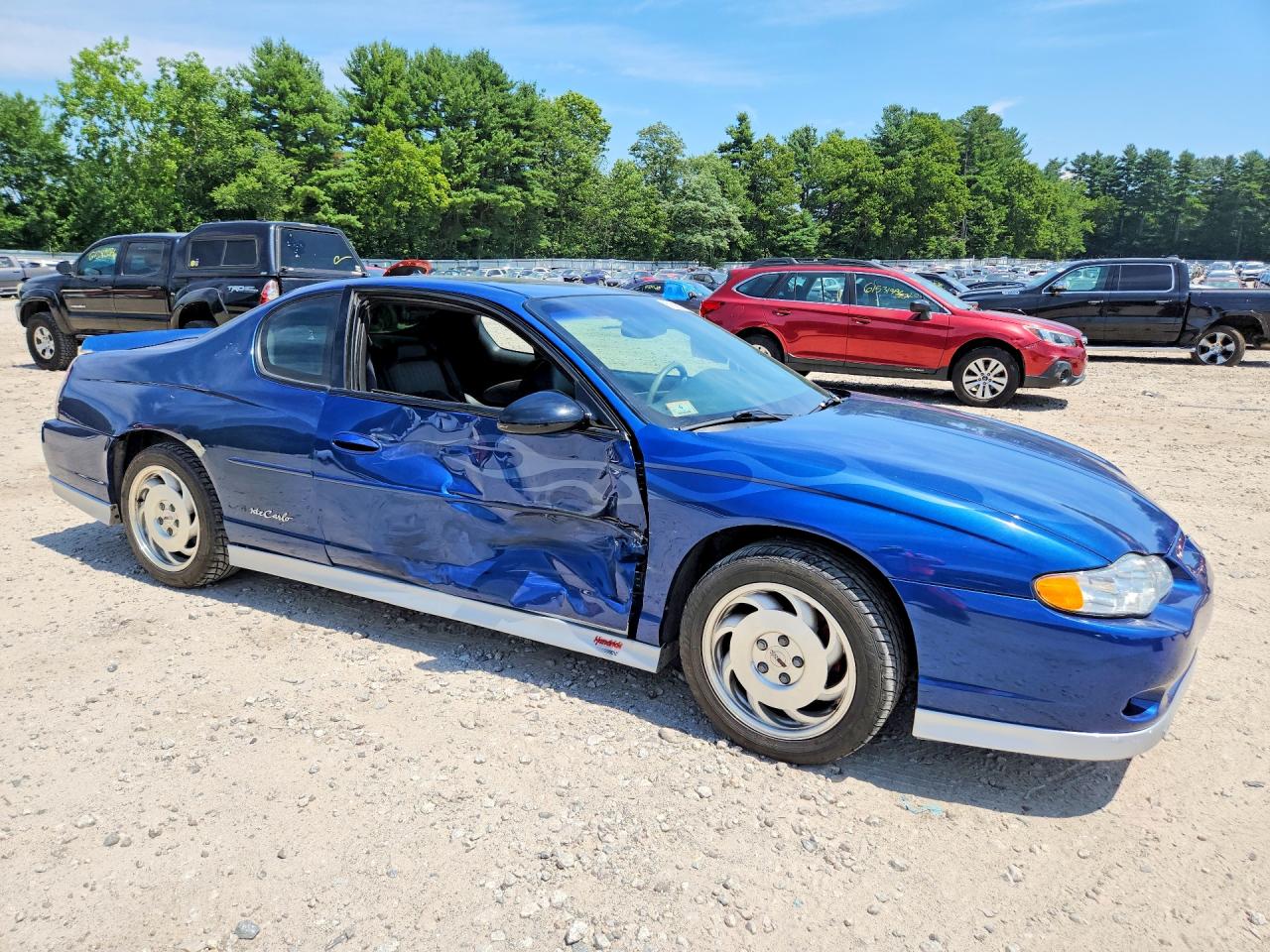 2003 Chevrolet Monte Carlo Ss Синий vin: 2G1WX12K439370039