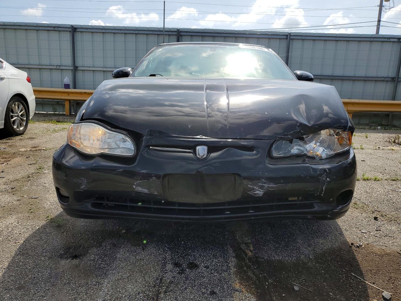 2004 Chevrolet Monte Carlo Ss Black vin: 2G1WX12K449395802