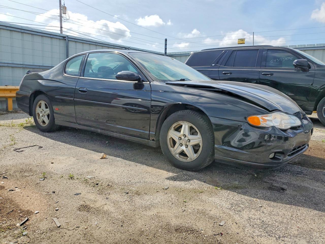 2004 Chevrolet Monte Carlo Ss Black vin: 2G1WX12K449395802