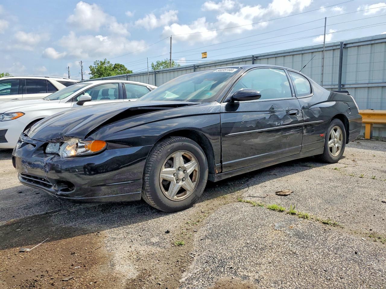 2004 Chevrolet Monte Carlo Ss Black vin: 2G1WX12K449395802