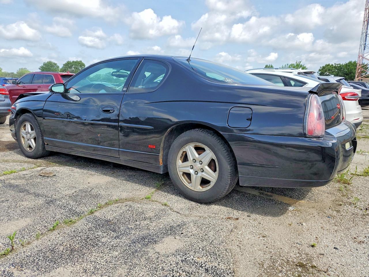 2004 Chevrolet Monte Carlo Ss Black vin: 2G1WX12K449395802