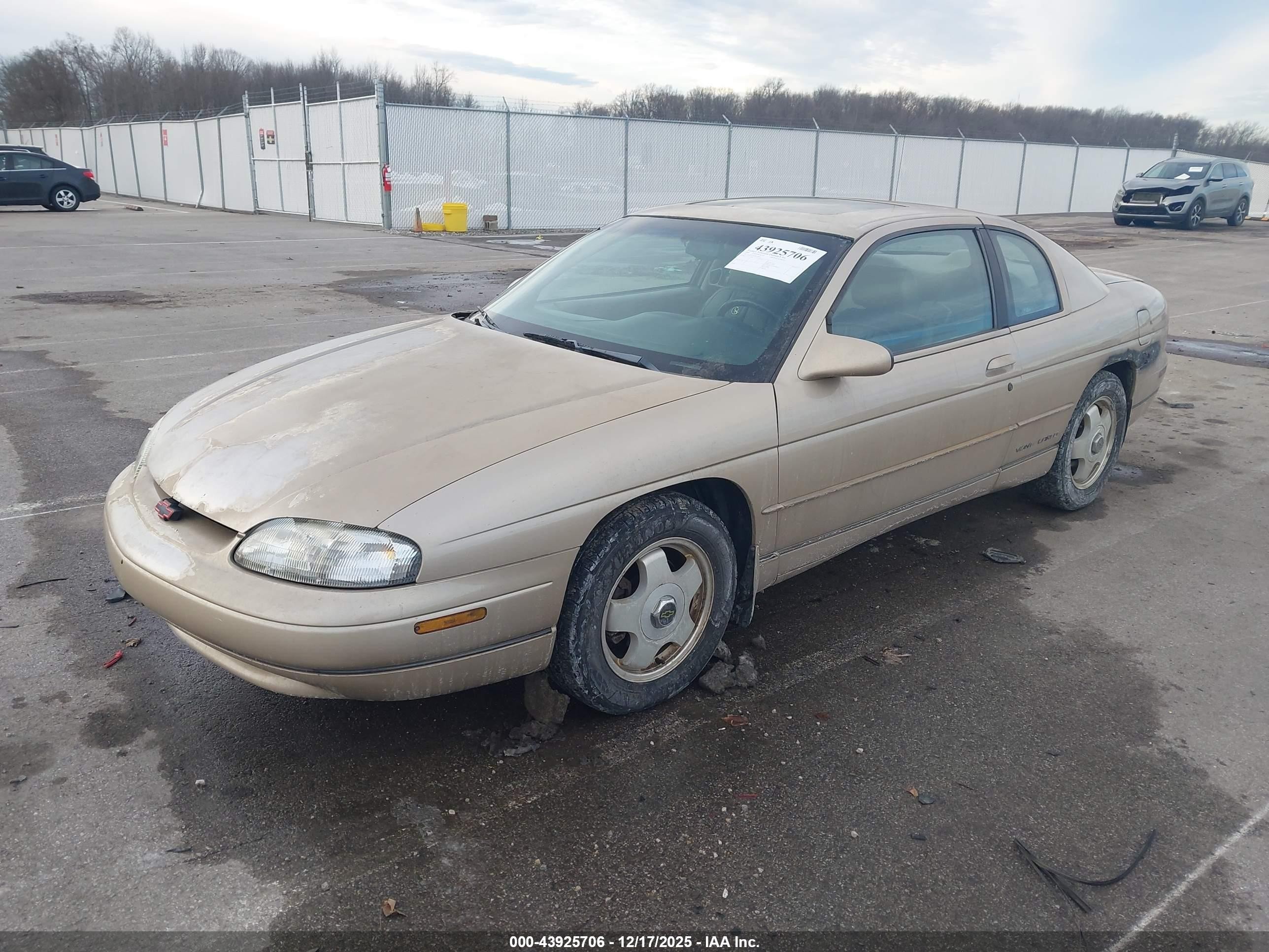 1999 Chevrolet Monte Carlo Z34 Brown vin: 2G1WX12K4X9119852