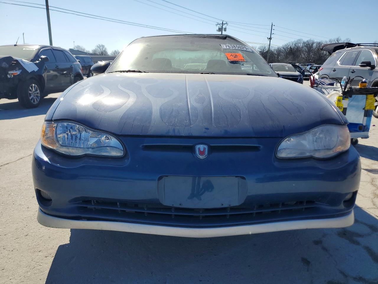 2003 Chevrolet Monte Carlo Ss Синий vin: 2G1WX12K539332920