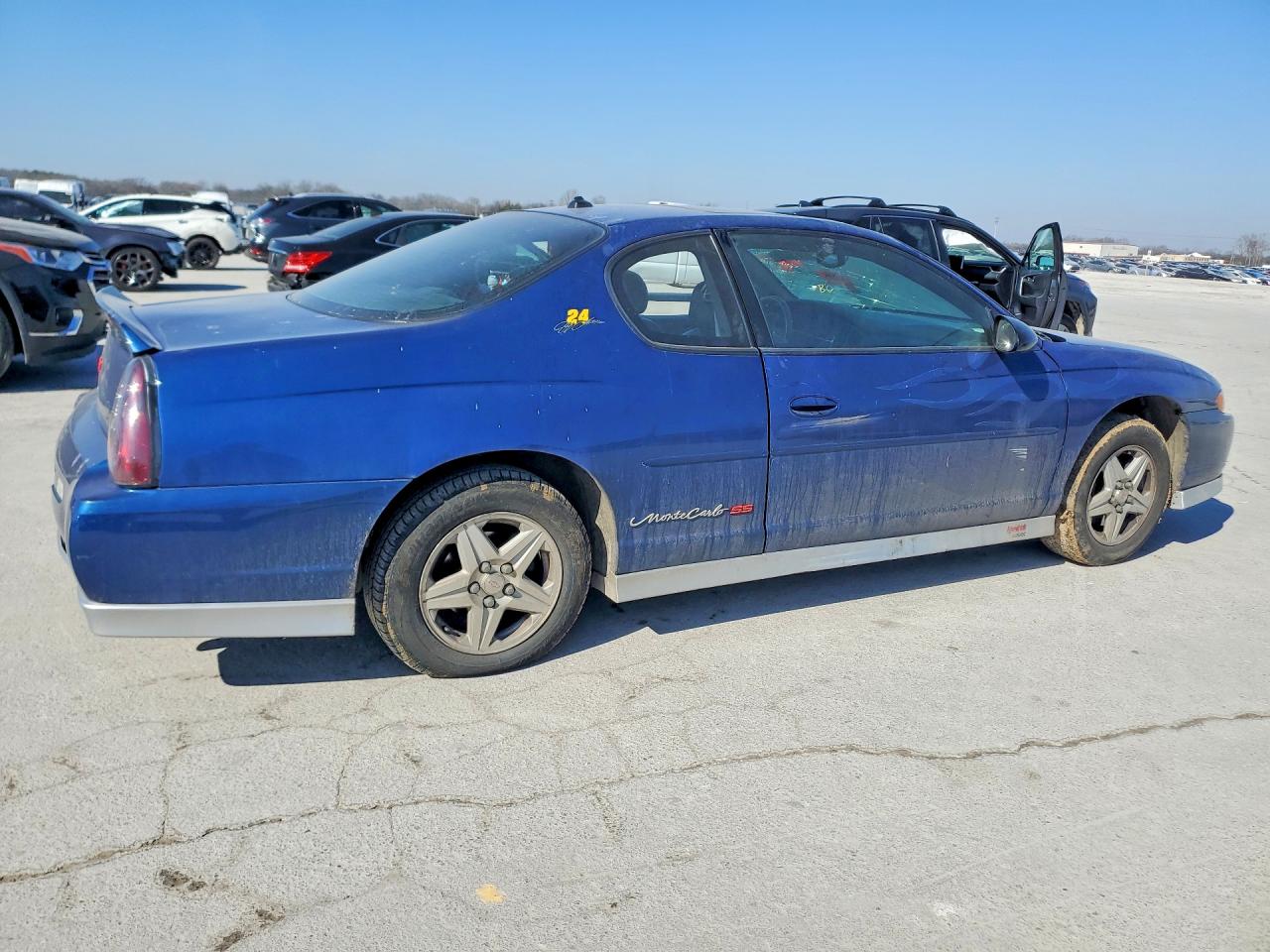 2003 Chevrolet Monte Carlo Ss Синий vin: 2G1WX12K539332920