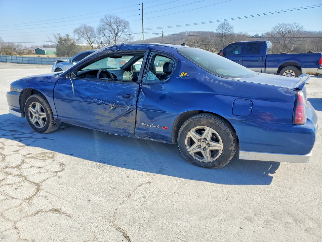 2003 Chevrolet Monte Carlo Ss Синий vin: 2G1WX12K539332920
