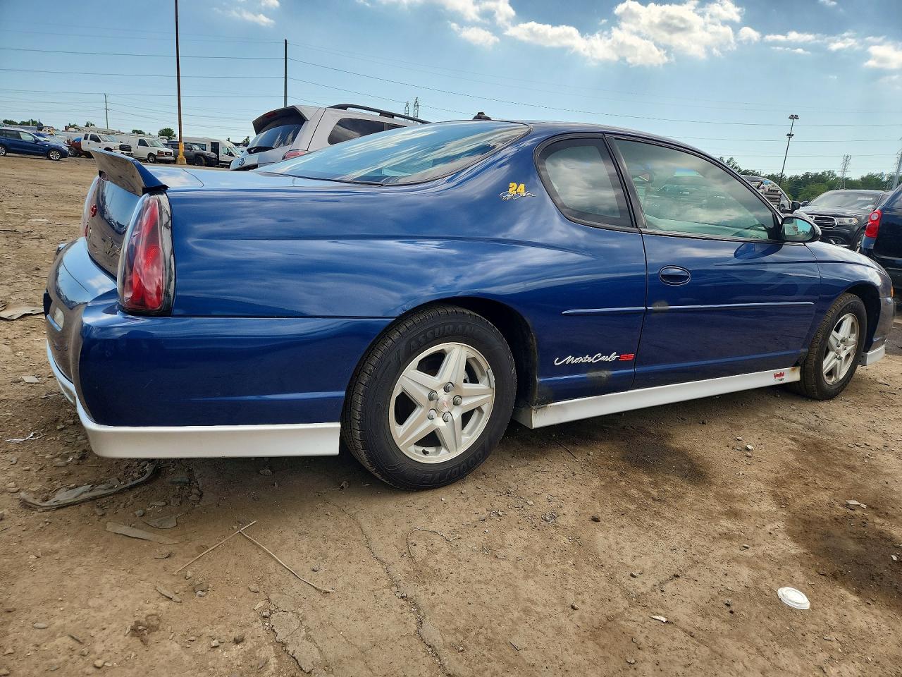 2003 Chevrolet Monte Carlo Ss Blue vin: 2G1WX12K539345943