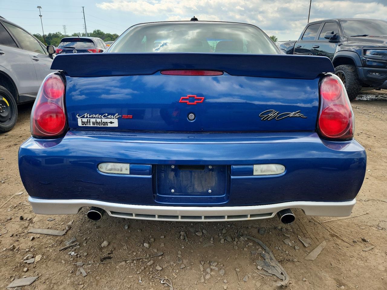 2003 Chevrolet Monte Carlo Ss Blue vin: 2G1WX12K539345943