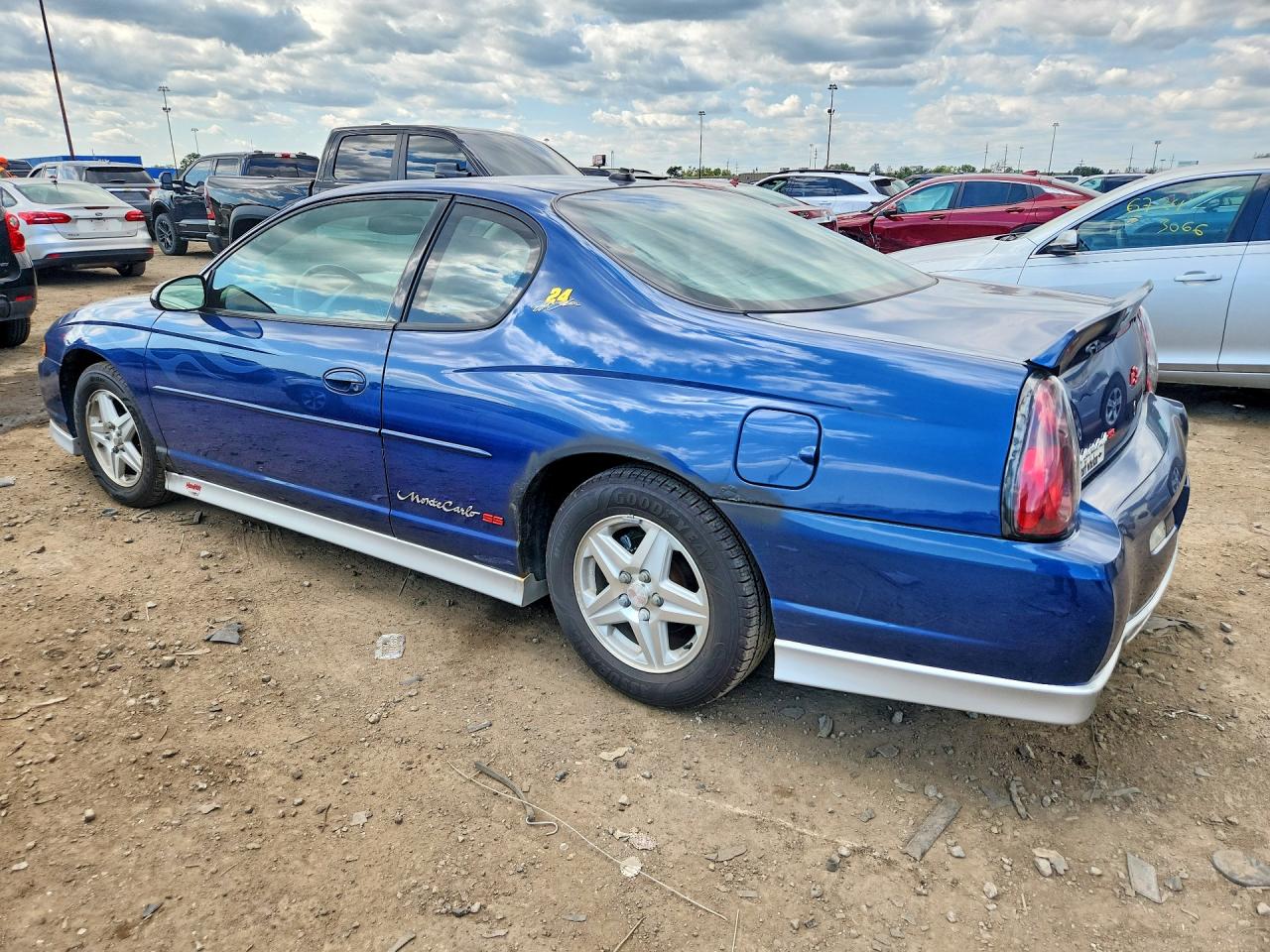 2003 Chevrolet Monte Carlo Ss Blue vin: 2G1WX12K539345943