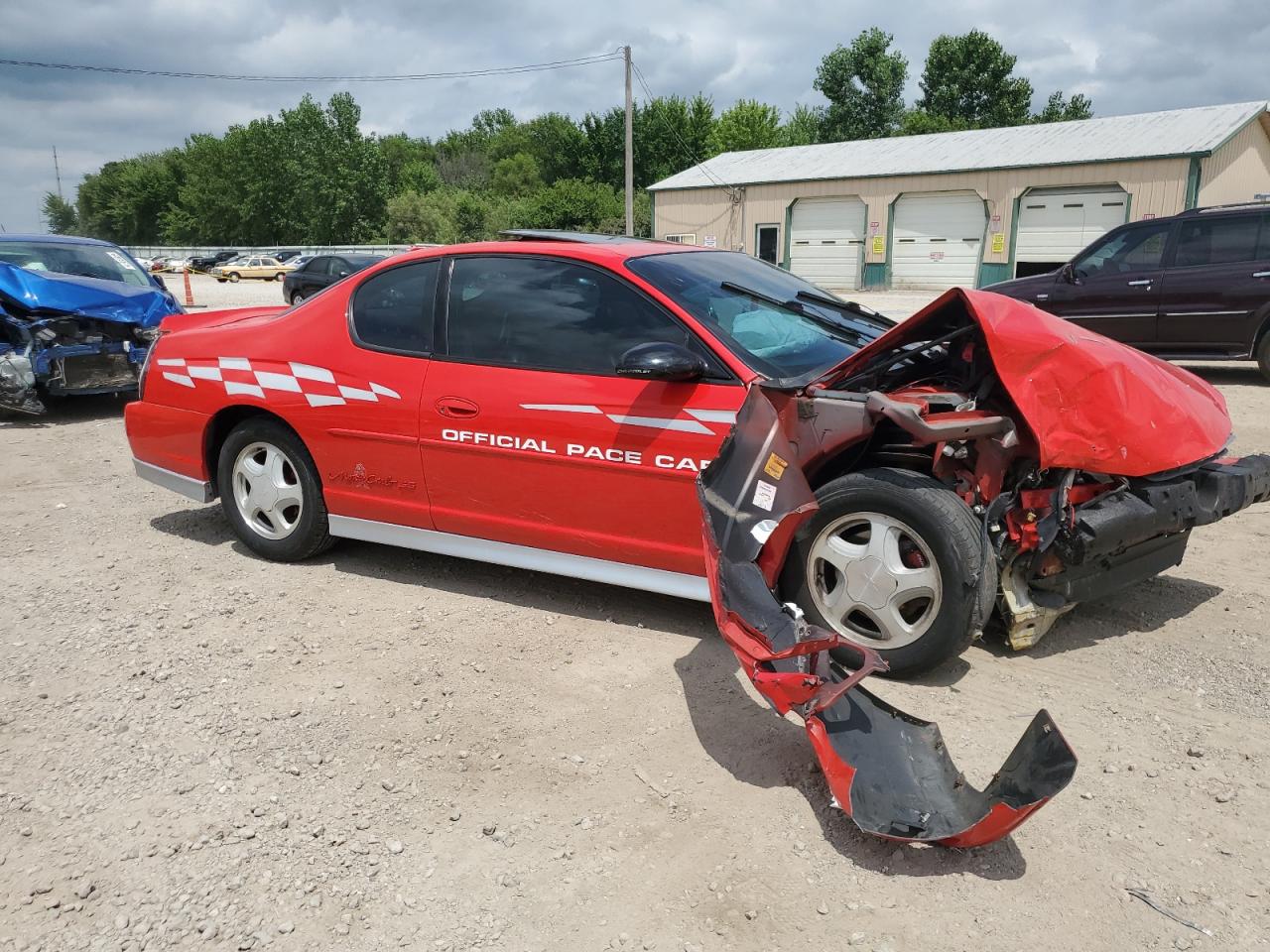 2000 Chevrolet Monte Carlo Ss Red vin: 2G1WX12K5Y9344072