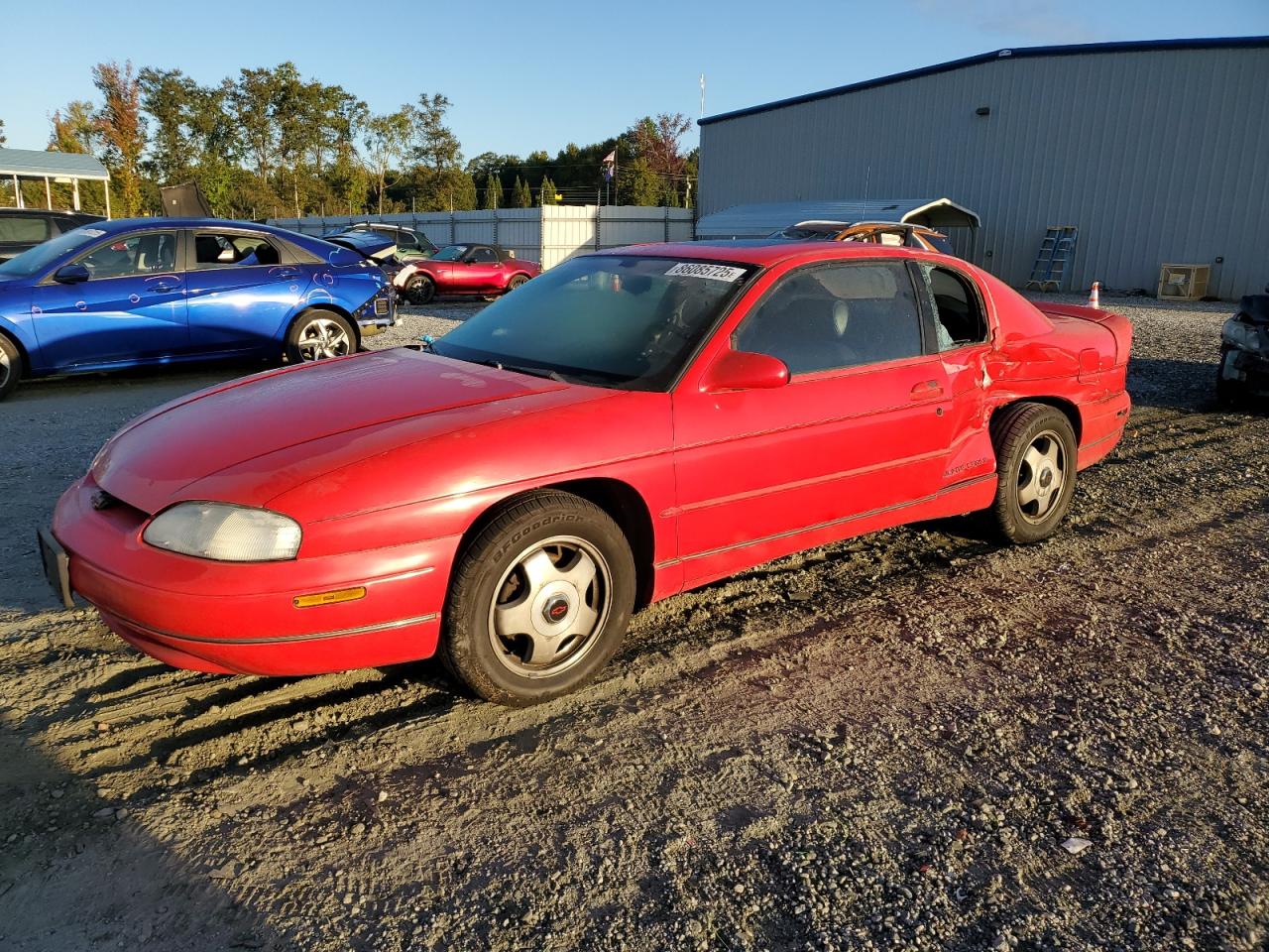 1999 Chevrolet Monte Carlo Z34 Red vin: 2G1WX12K6X9277044