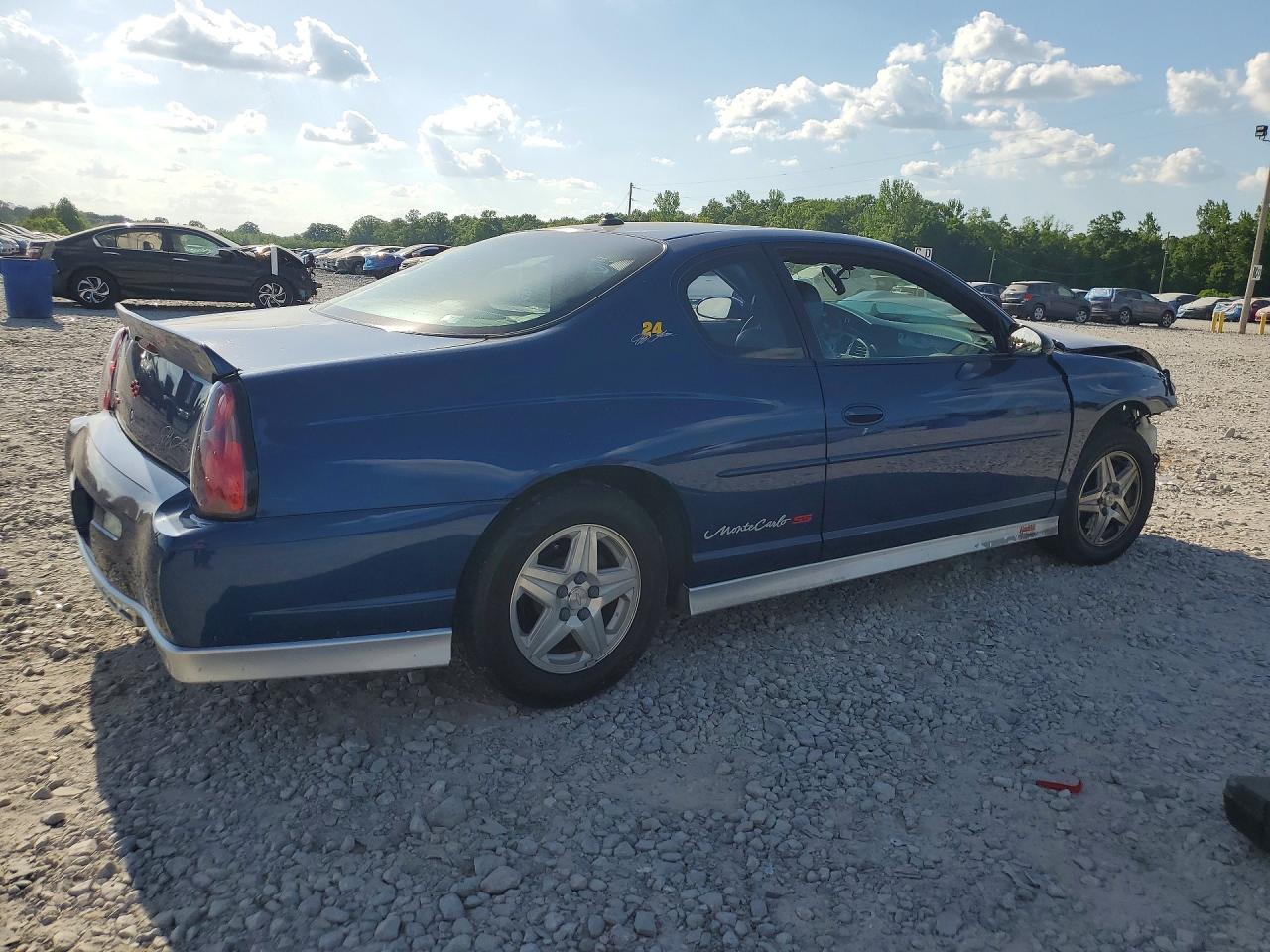2003 Chevrolet Monte Carlo Ss Синий vin: 2G1WX12K739353493
