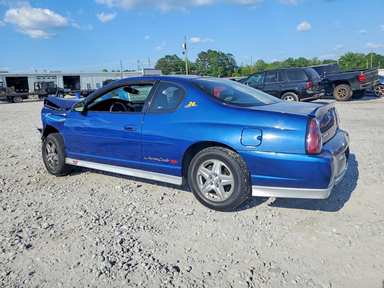 2003 Chevrolet Monte Carlo Ss Синий vin: 2G1WX12K739353493