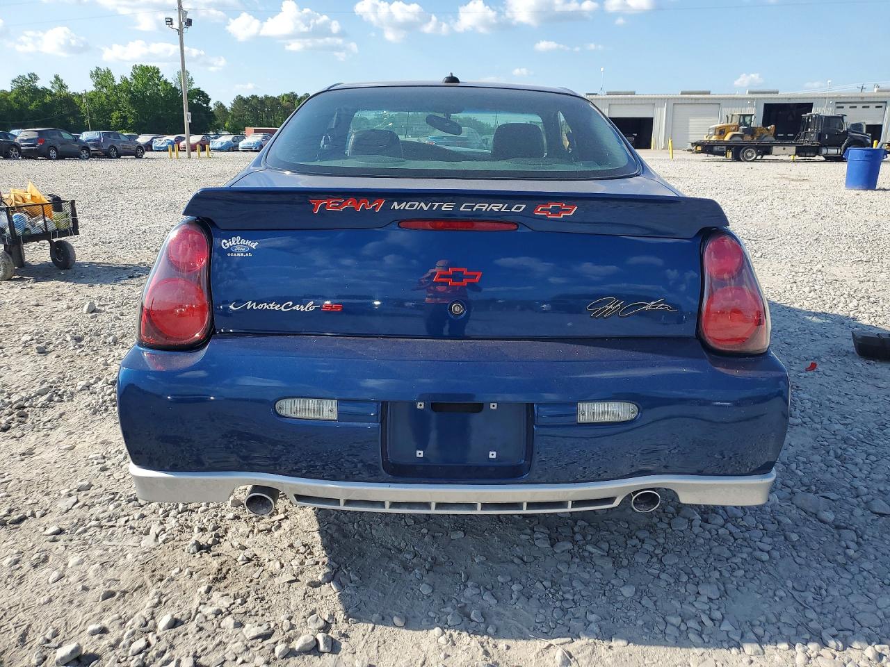2003 Chevrolet Monte Carlo Ss Синий vin: 2G1WX12K739353493