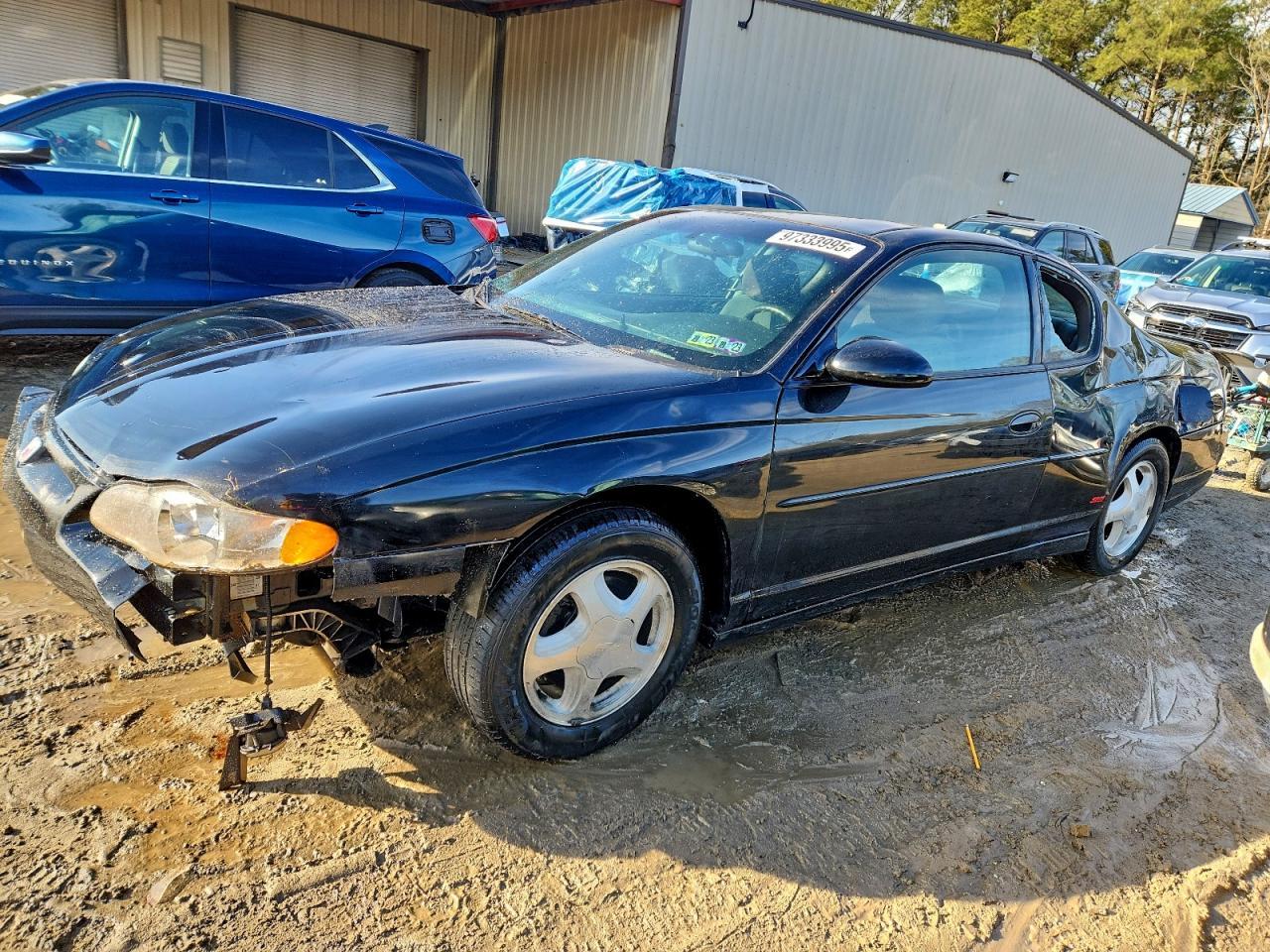 2004 Chevrolet Monte Carlo Ss Black vin: 2G1WX12K749216071