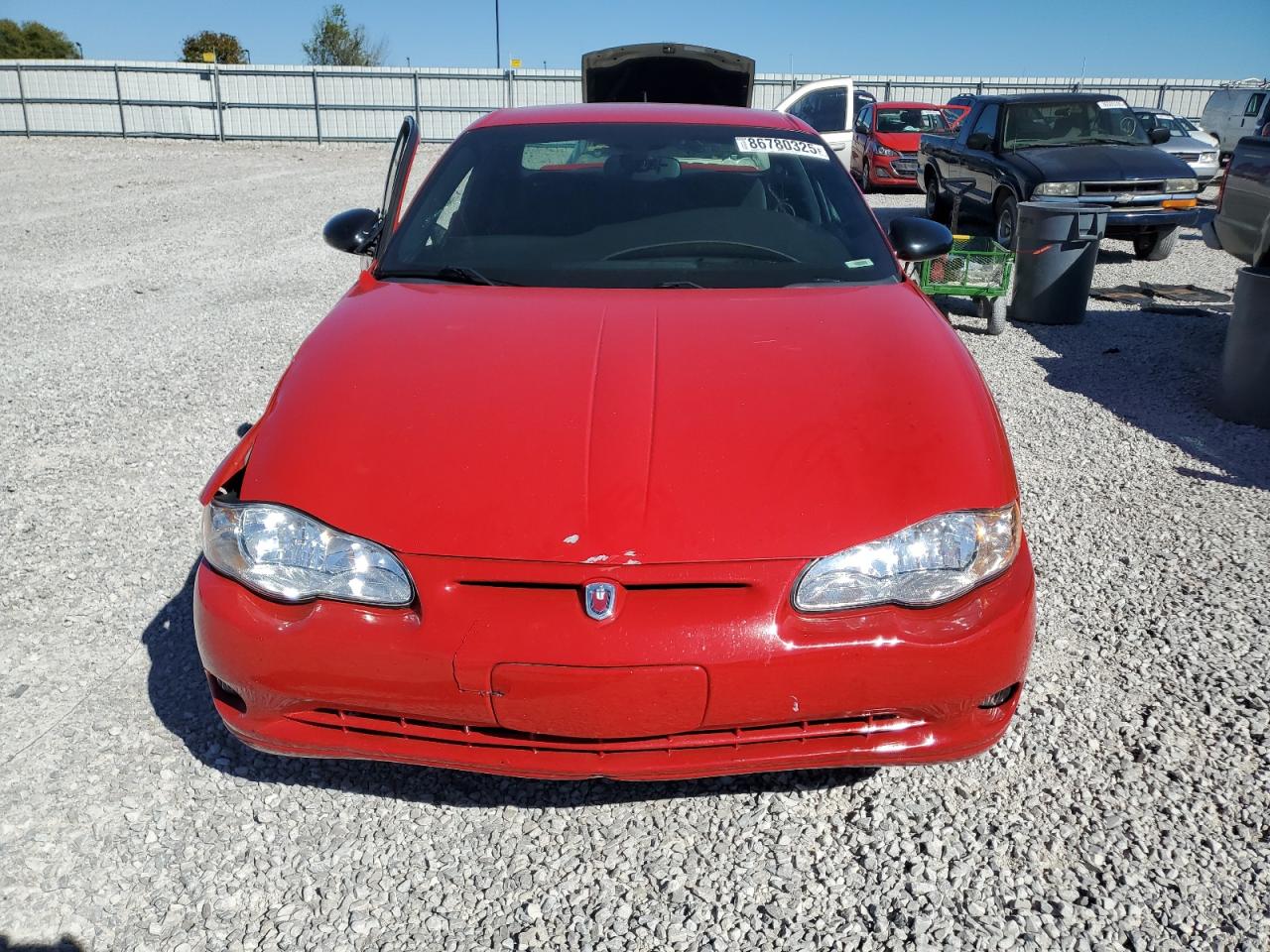 2005 Chevrolet Monte Carlo Lt Красный vin: 2G1WX12K759339970