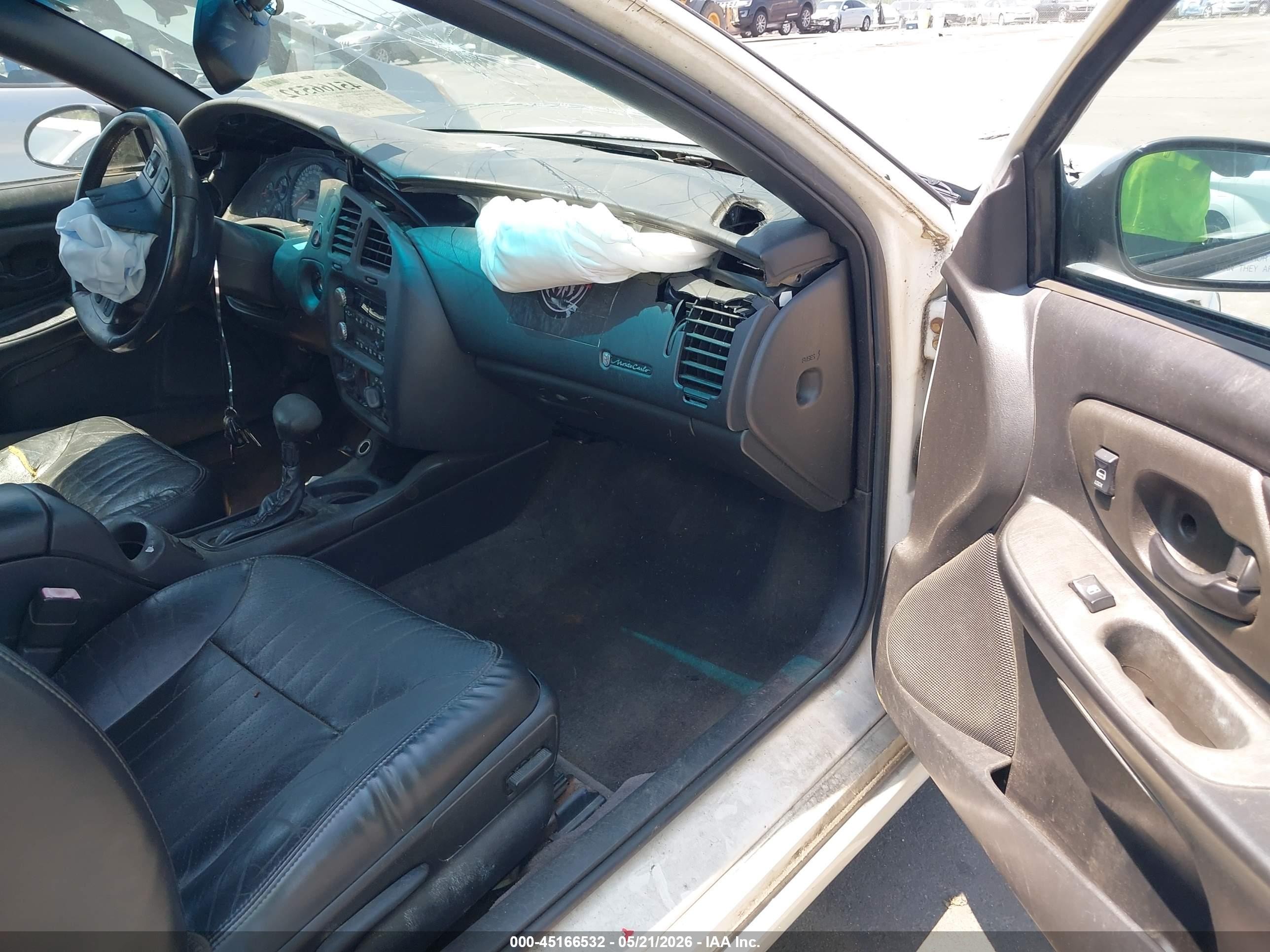 2003 Chevrolet Monte Carlo Ss Белый vin: 2G1WX12KX39430762