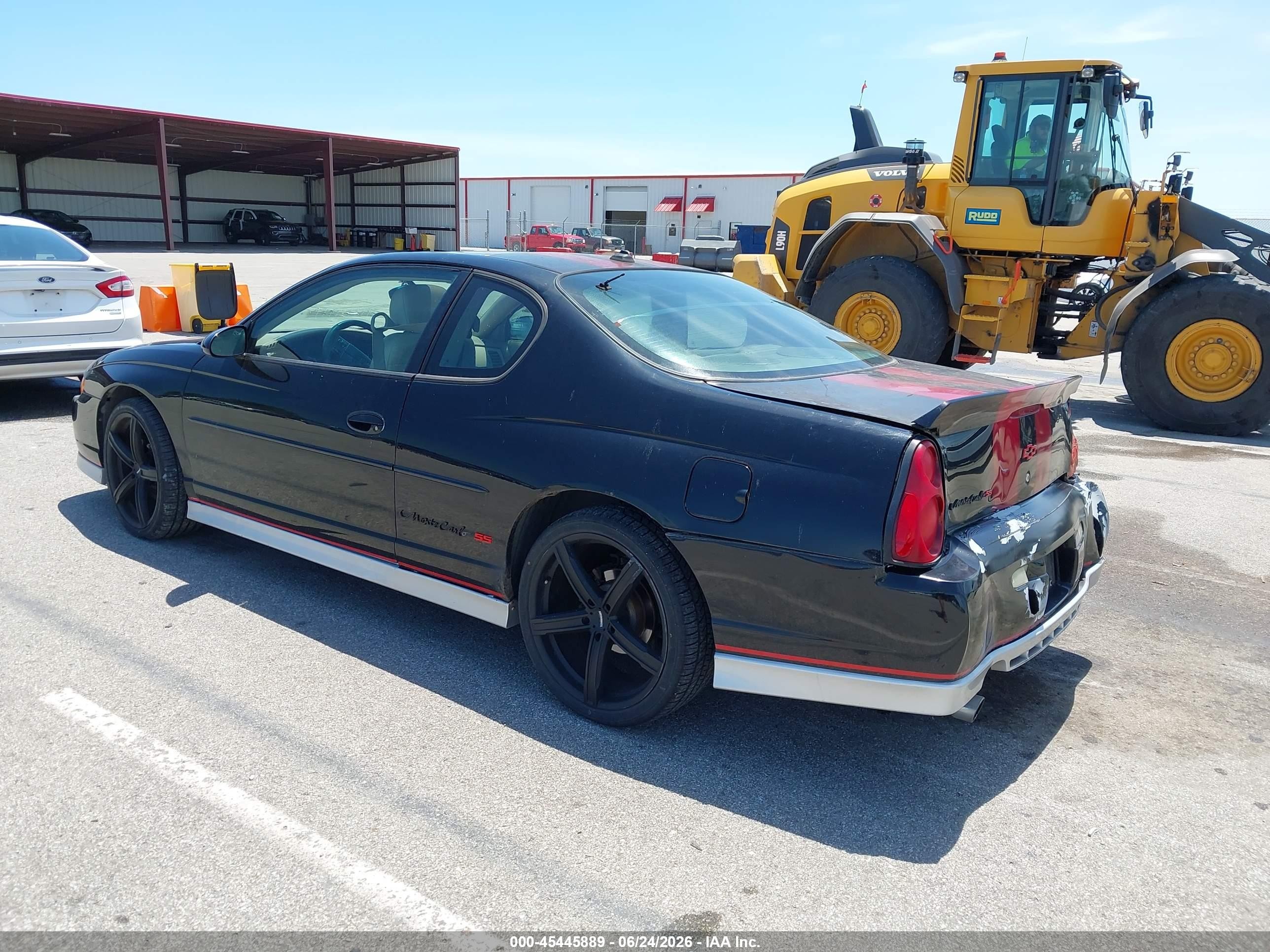 2003 Chevrolet Monte Carlo Ss Черный vin: 2G1WX12KX39446086