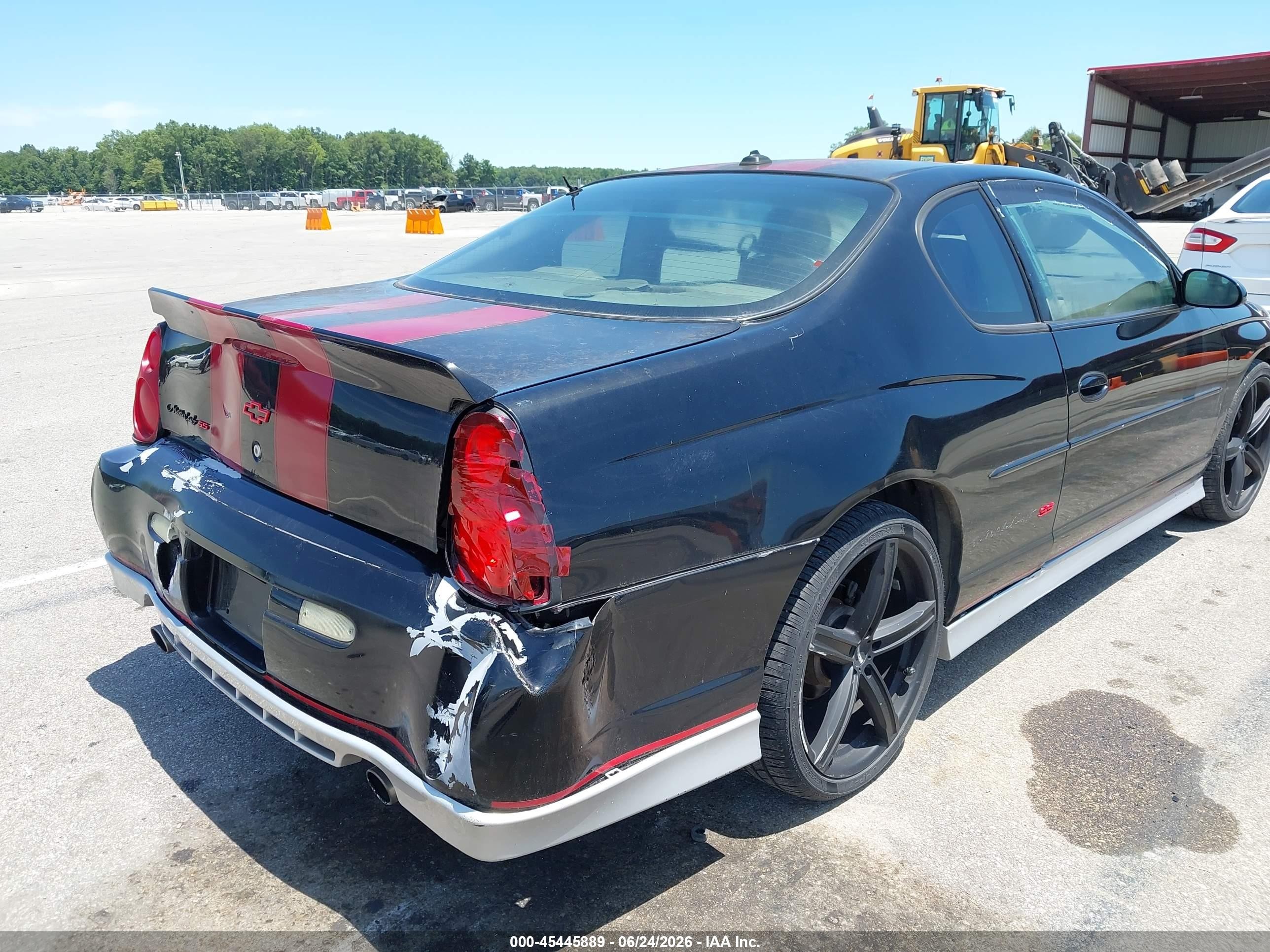 2003 Chevrolet Monte Carlo Ss Черный vin: 2G1WX12KX39446086