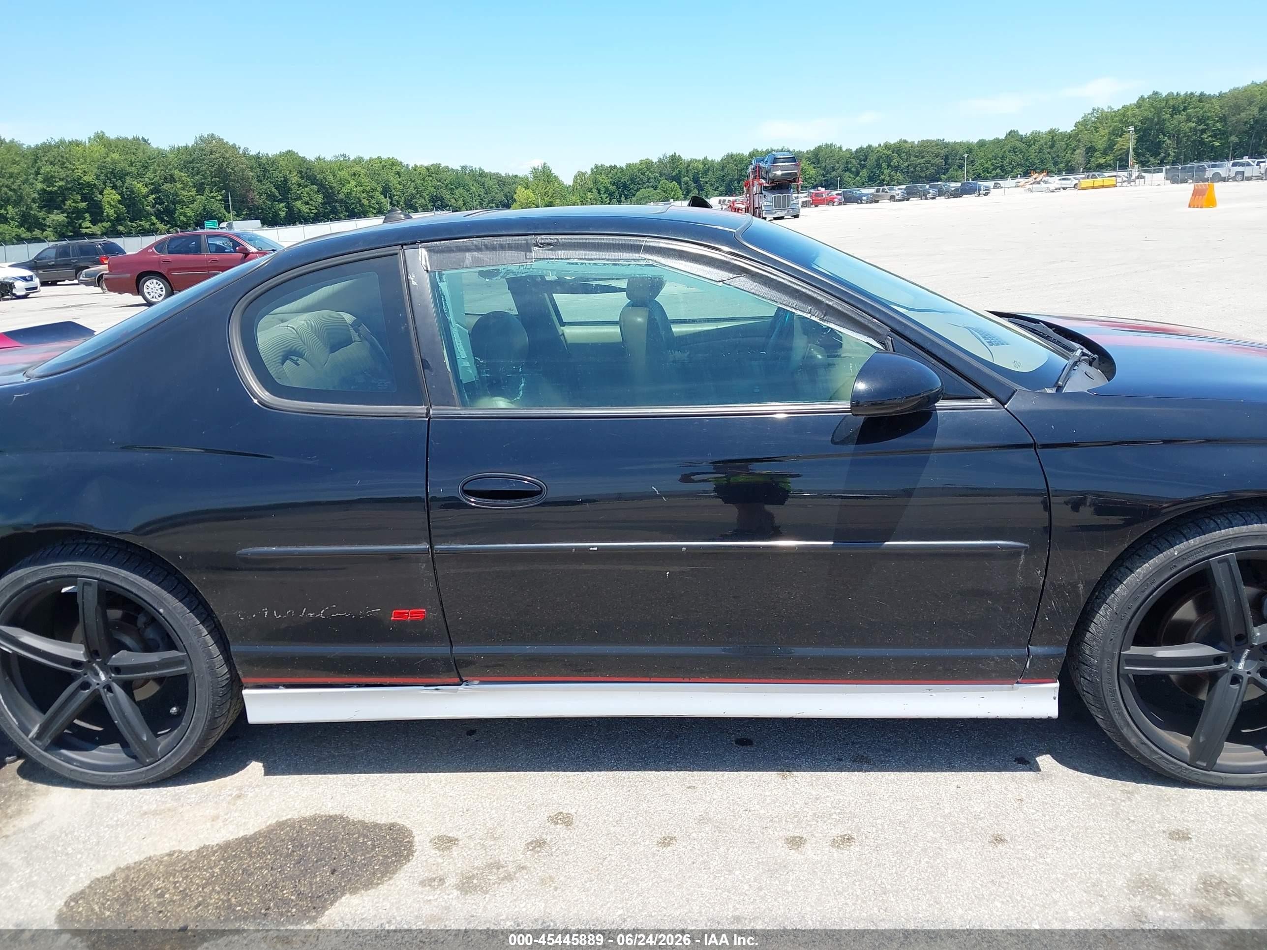 2003 Chevrolet Monte Carlo Ss Черный vin: 2G1WX12KX39446086