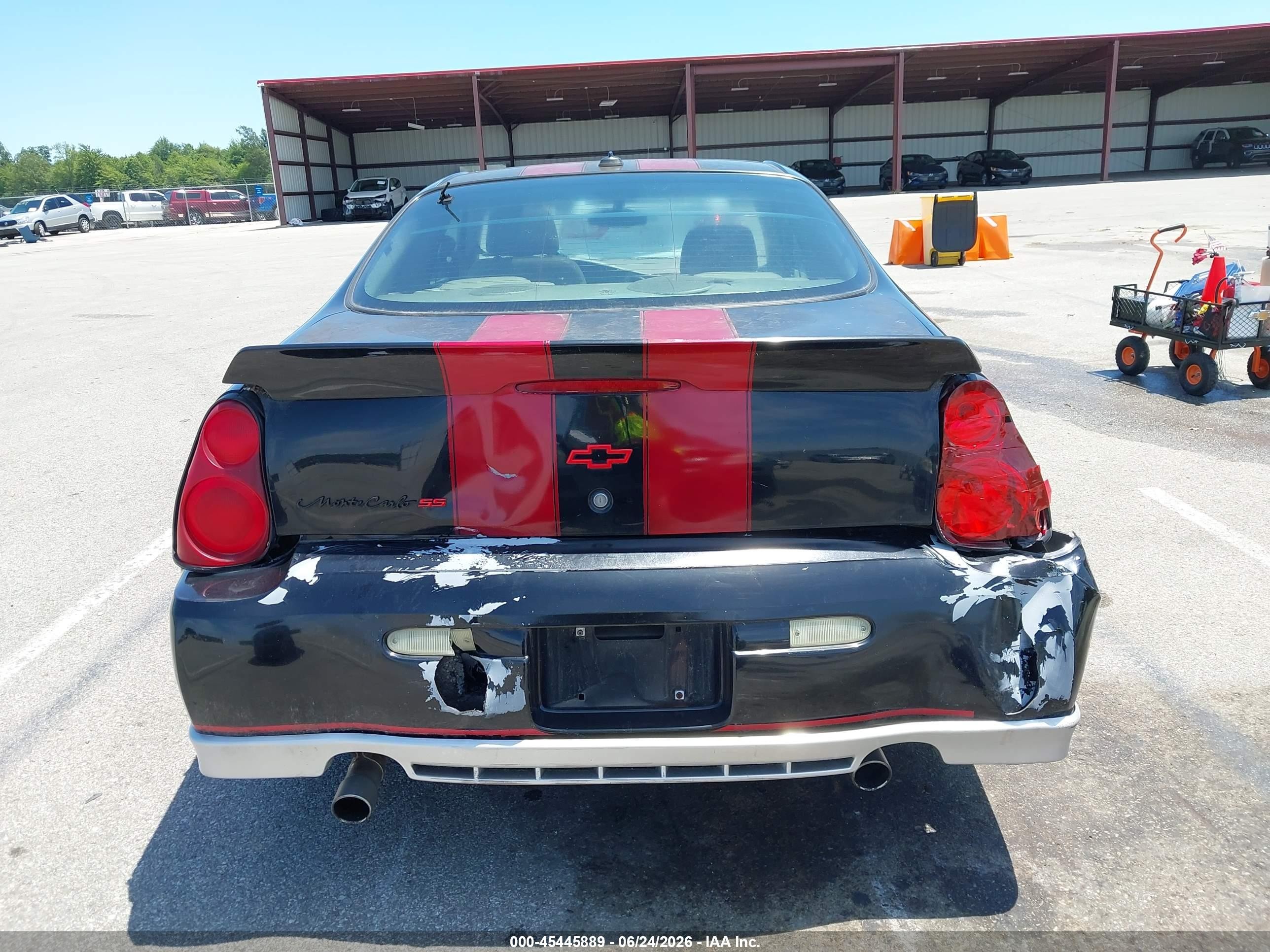 2003 Chevrolet Monte Carlo Ss Черный vin: 2G1WX12KX39446086