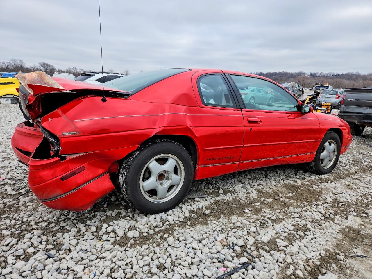 1997 Chevrolet Monte Carlo Z34 Red vin: 2G1WX12X5V9257893
