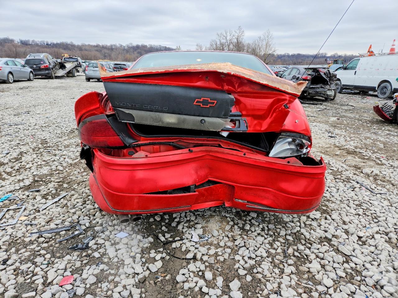 1997 Chevrolet Monte Carlo Z34 Red vin: 2G1WX12X5V9257893