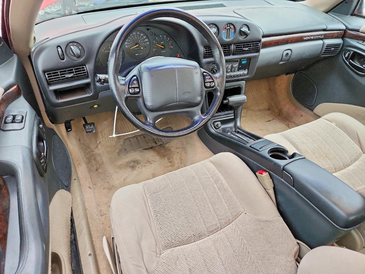 1997 Chevrolet Monte Carlo Z34 Red vin: 2G1WX12X5V9257893