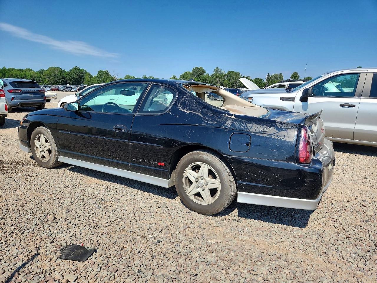 2003 Chevrolet Monte Carlo Ss Black vin: 2G1WX15K039222045
