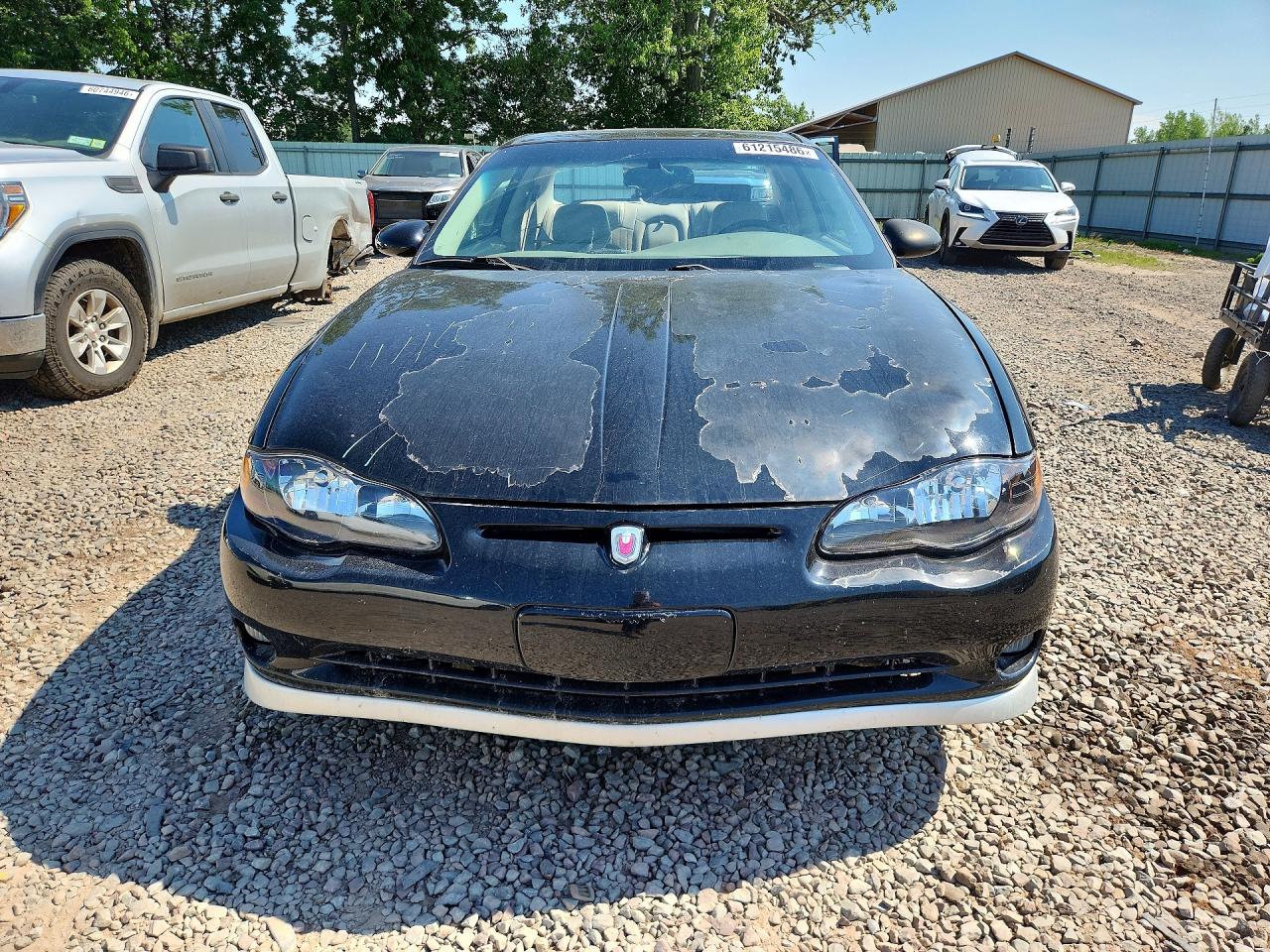 2003 Chevrolet Monte Carlo Ss Black vin: 2G1WX15K039222045
