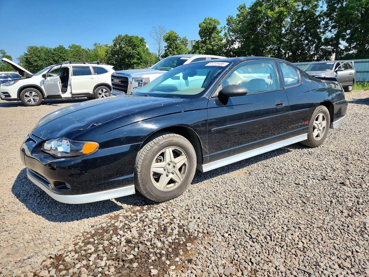 2003 Chevrolet Monte Carlo Ss Black vin: 2G1WX15K039222045