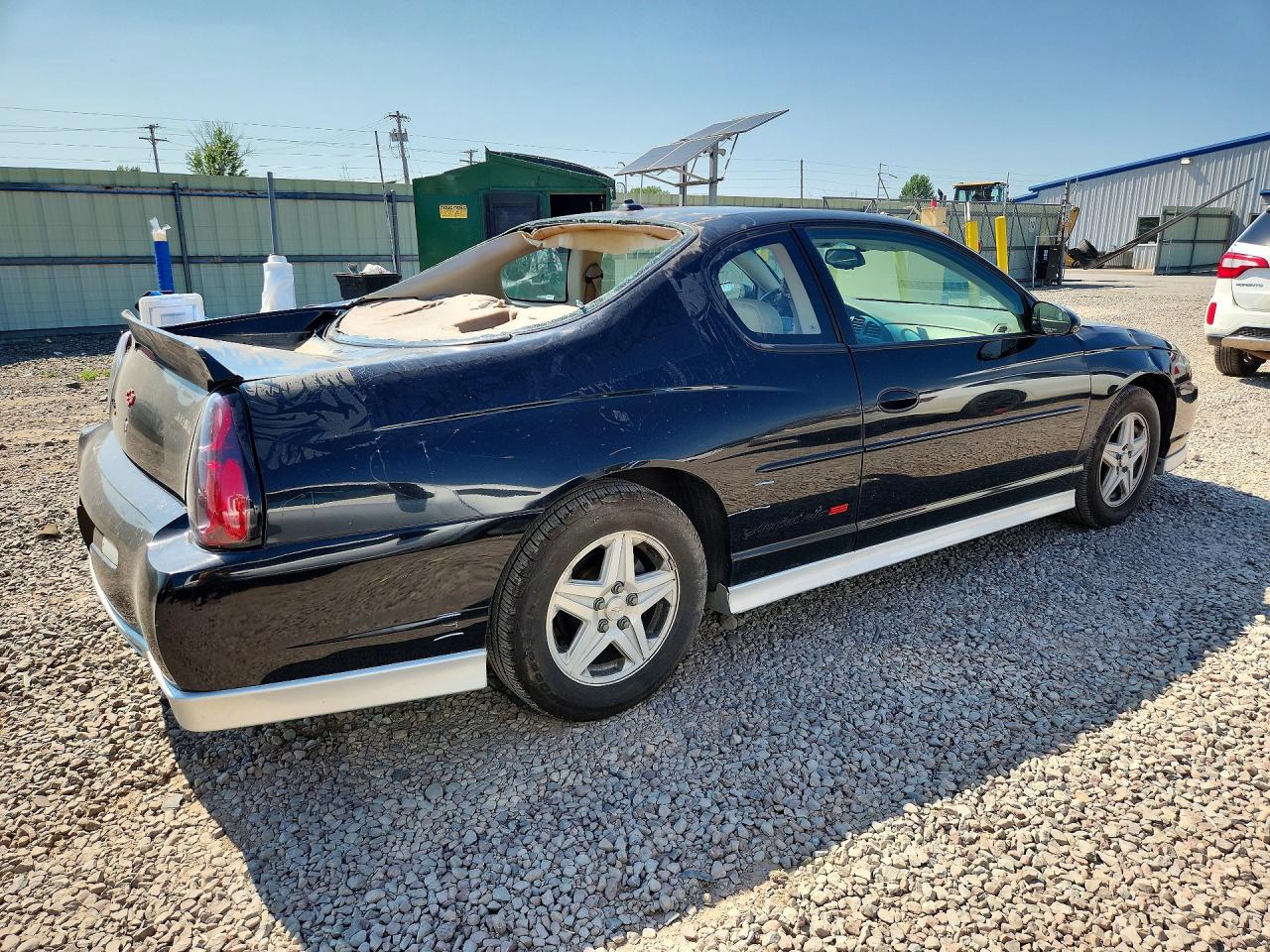 2003 Chevrolet Monte Carlo Ss Black vin: 2G1WX15K039222045