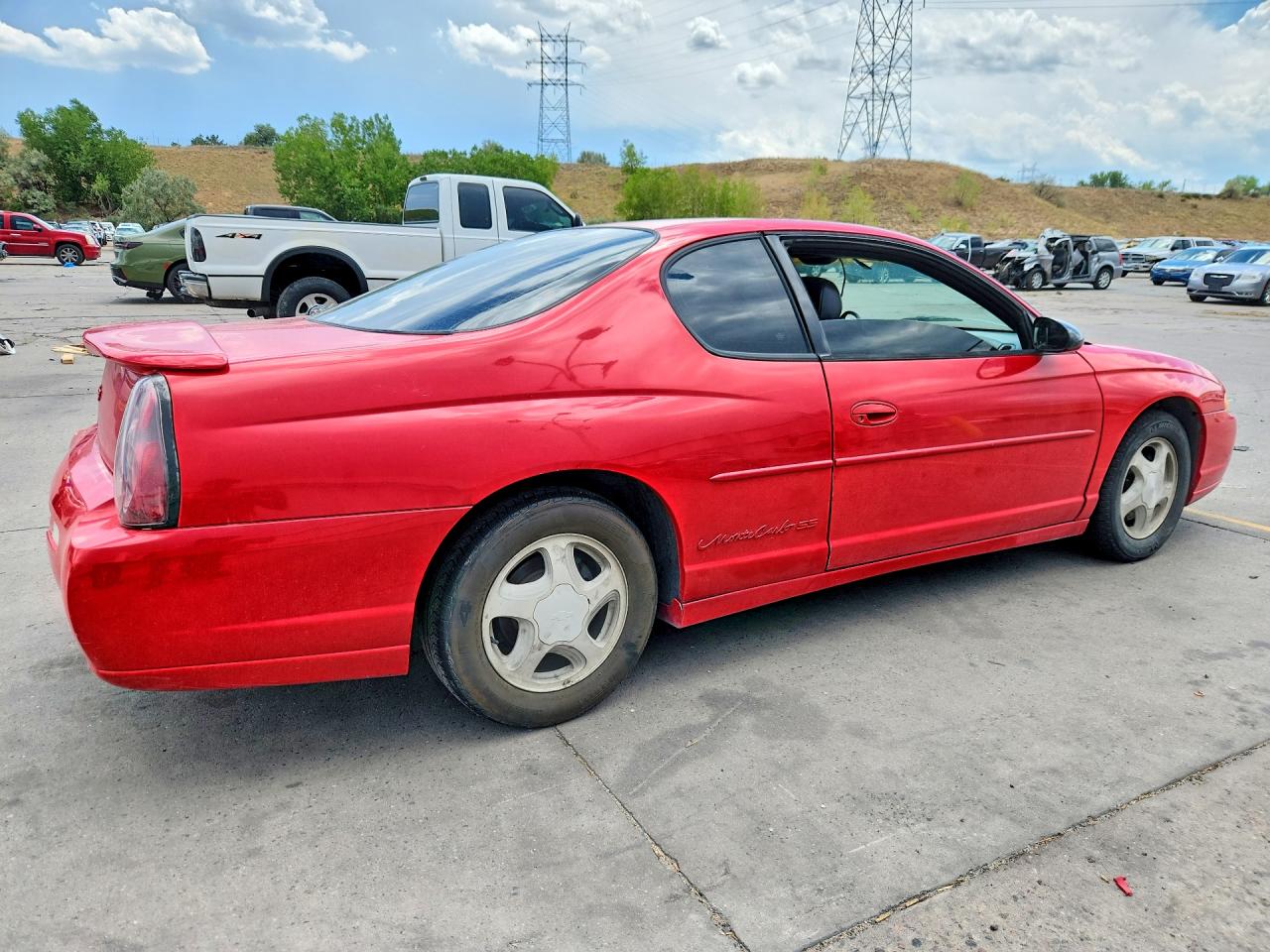 2002 Chevrolet Monte Carlo Ss Red vin: 2G1WX15K129235997
