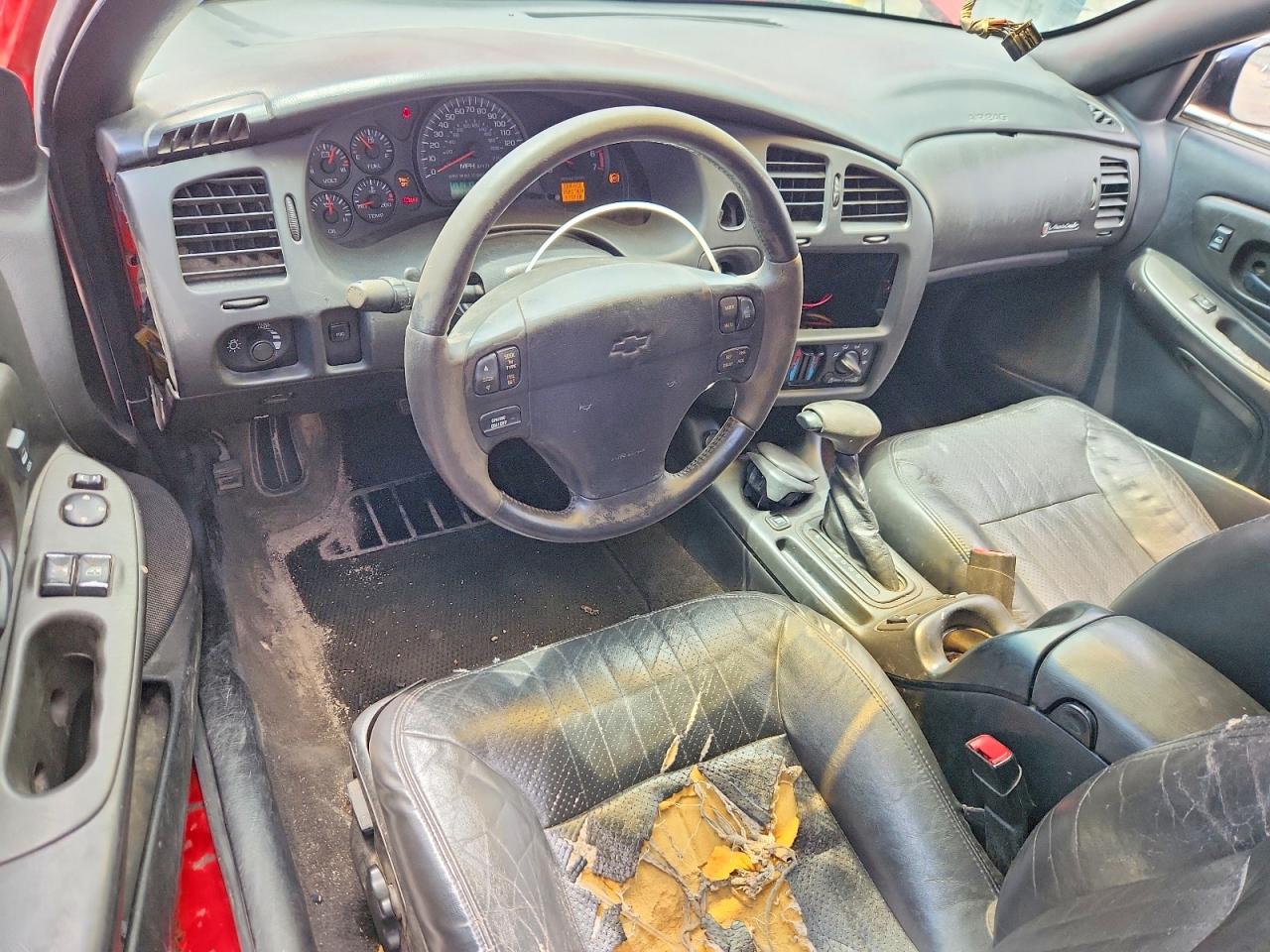 2002 Chevrolet Monte Carlo Ss Red vin: 2G1WX15K129235997