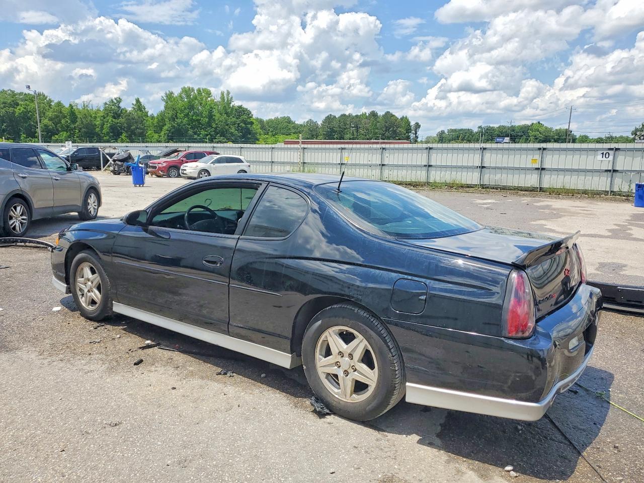 2002 Chevrolet Monte Carlo Ss Черный vin: 2G1WX15K129354942