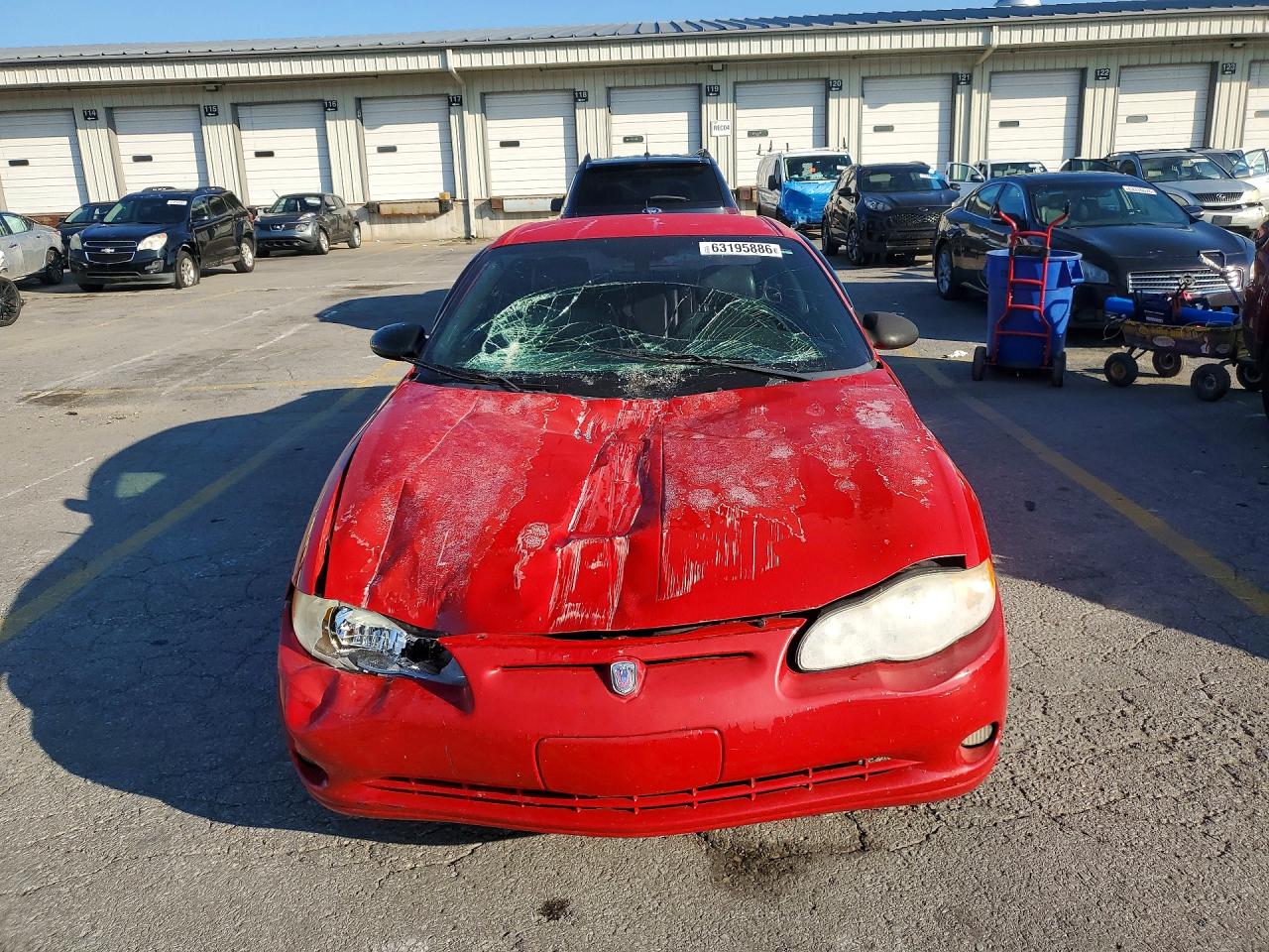 2005 Chevrolet Monte Carlo Lt Red vin: 2G1WX15K159178463