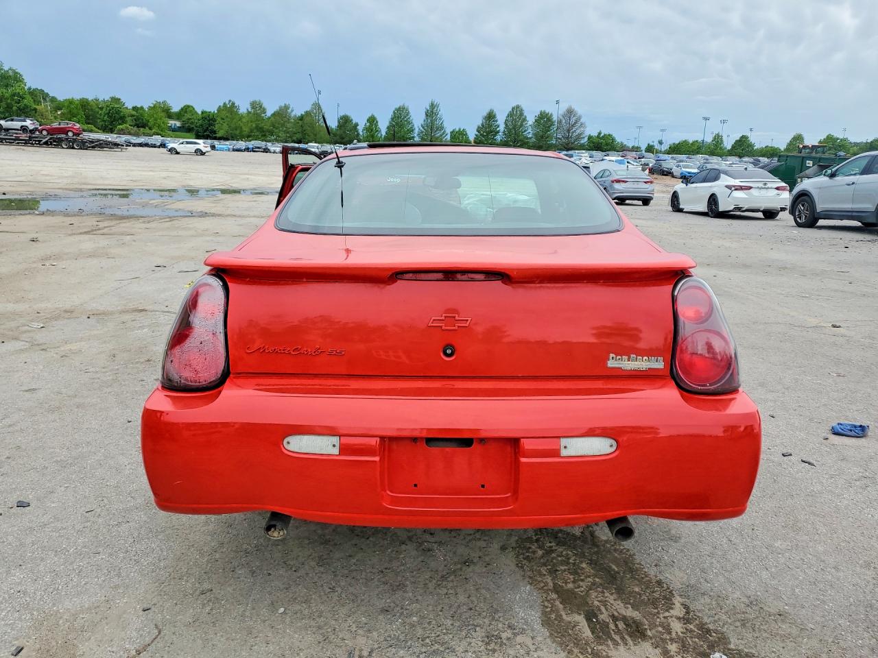 2001 Chevrolet Monte Carlo Ss Red vin: 2G1WX15K219291655