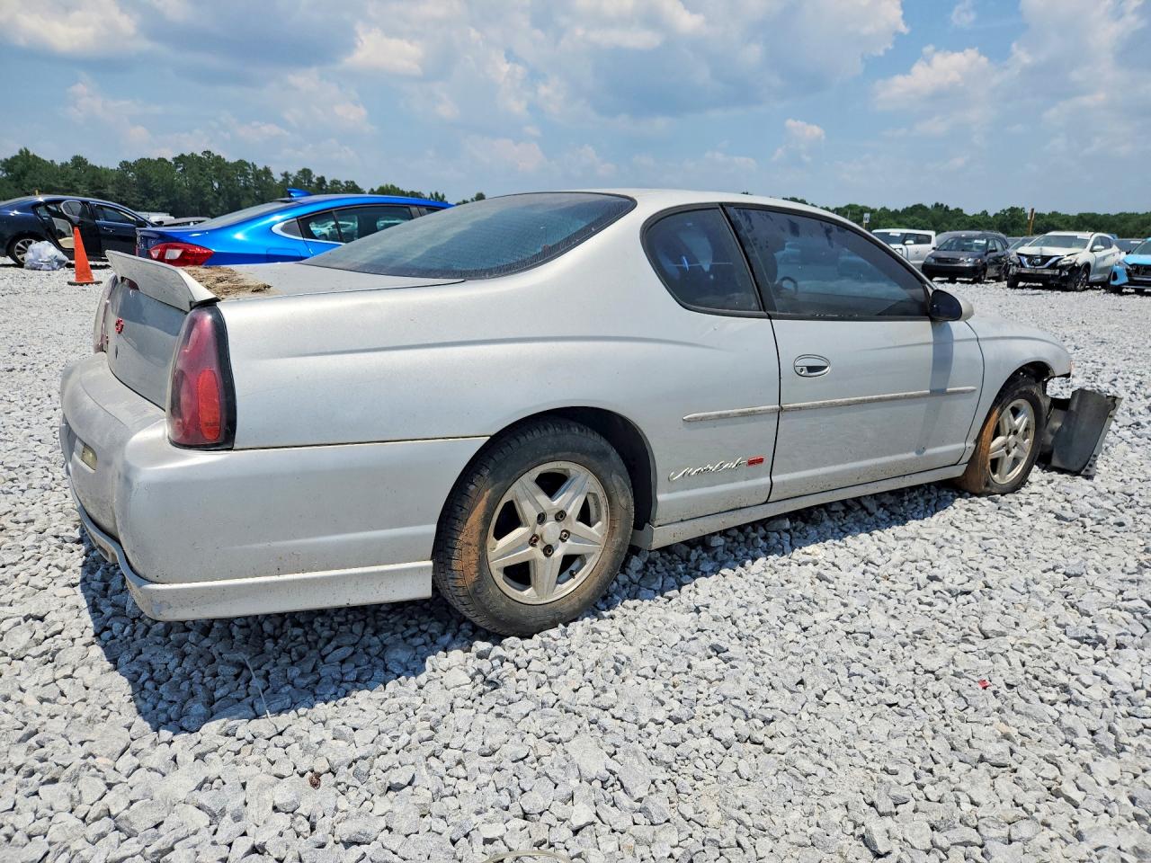 2002 Chevrolet Monte Carlo Ss Silver vin: 2G1WX15K229287610