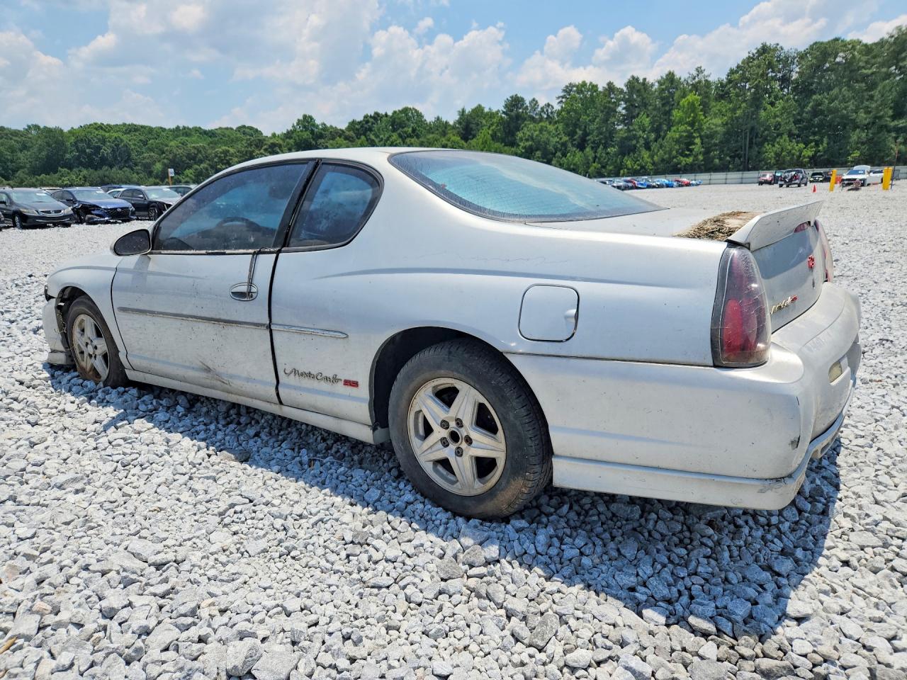 2002 Chevrolet Monte Carlo Ss Silver vin: 2G1WX15K229287610