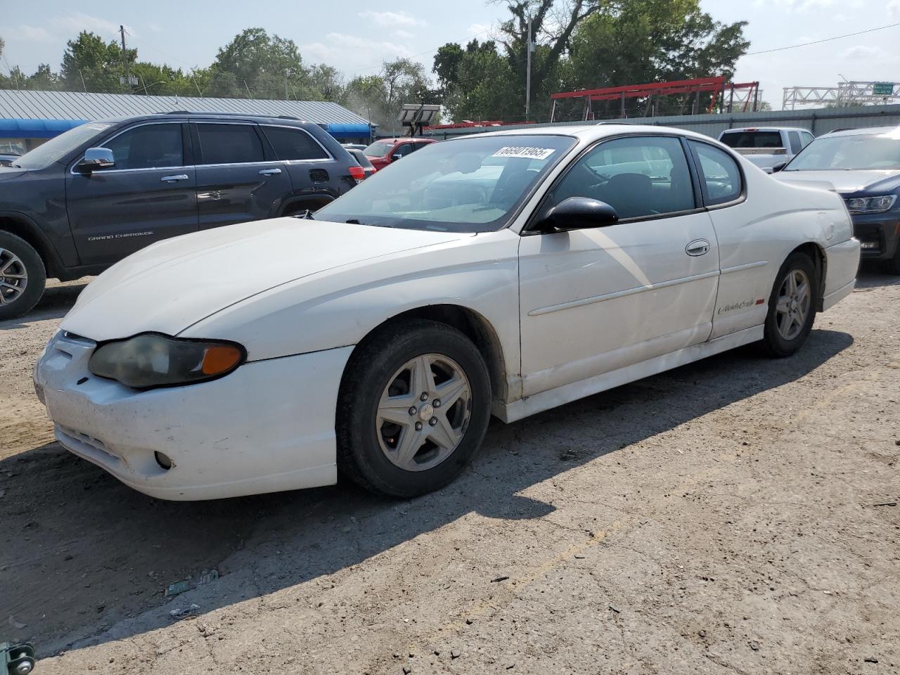 2002 Chevrolet Monte Carlo Ss White vin: 2G1WX15K229358840