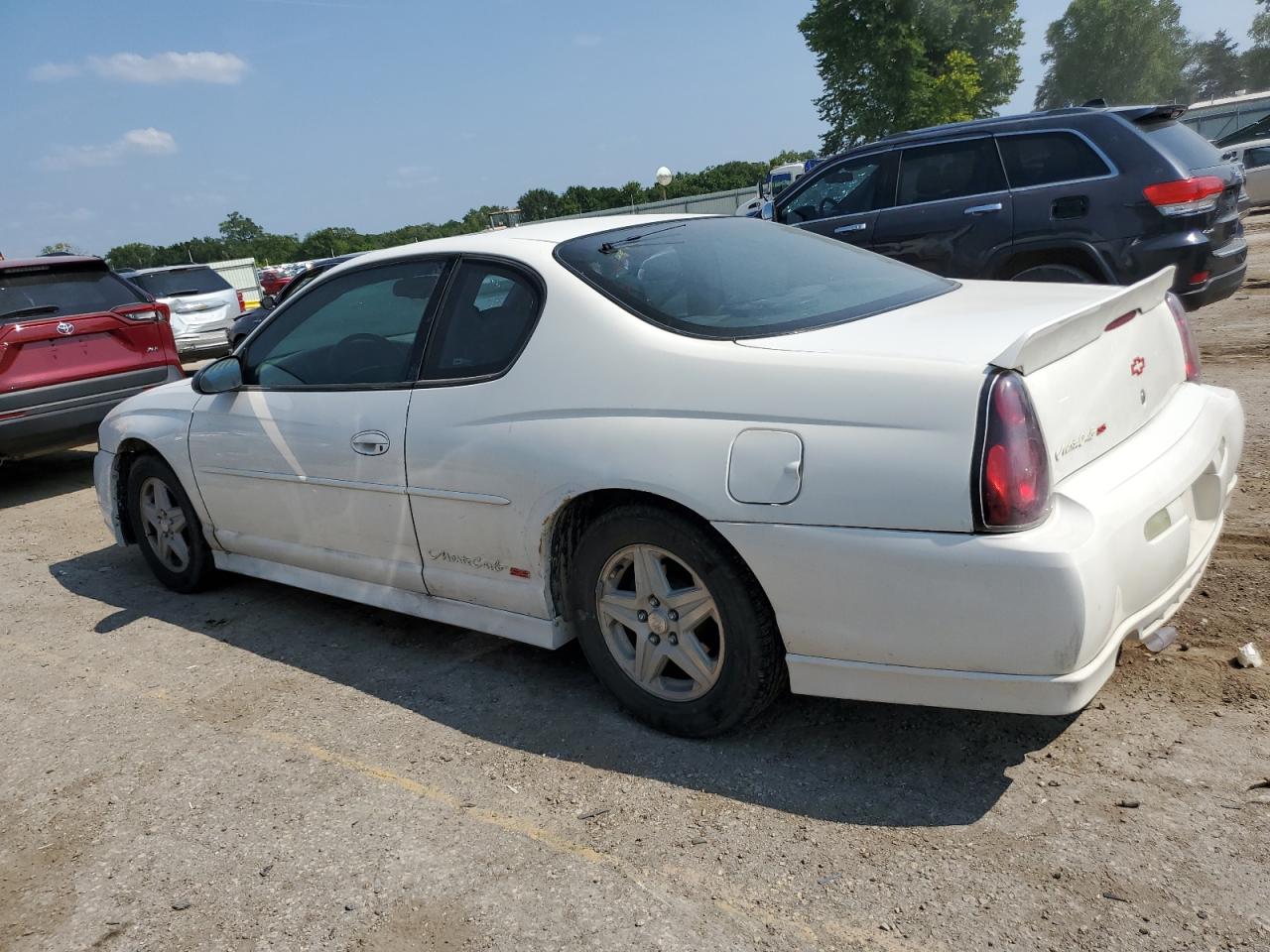 2002 Chevrolet Monte Carlo Ss White vin: 2G1WX15K229358840