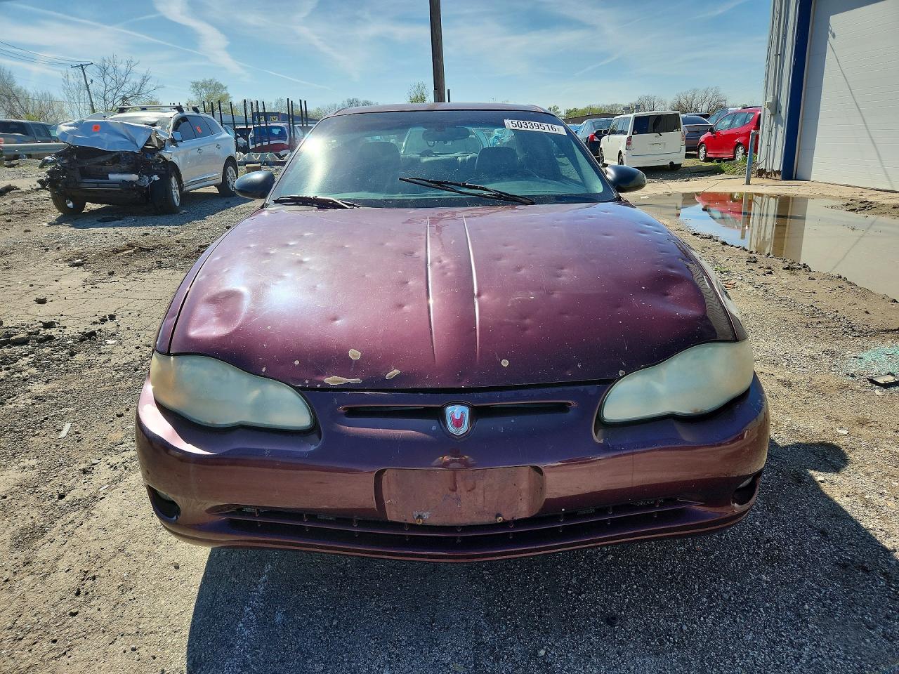 2004 Chevrolet Monte Carlo Ss Темно-бордовый vin: 2G1WX15K349285240