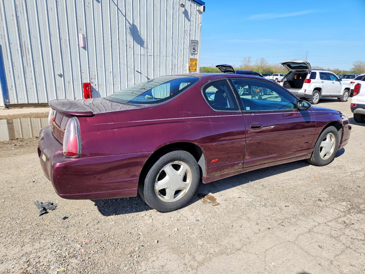 2004 Chevrolet Monte Carlo Ss Темно-бордовый vin: 2G1WX15K349285240