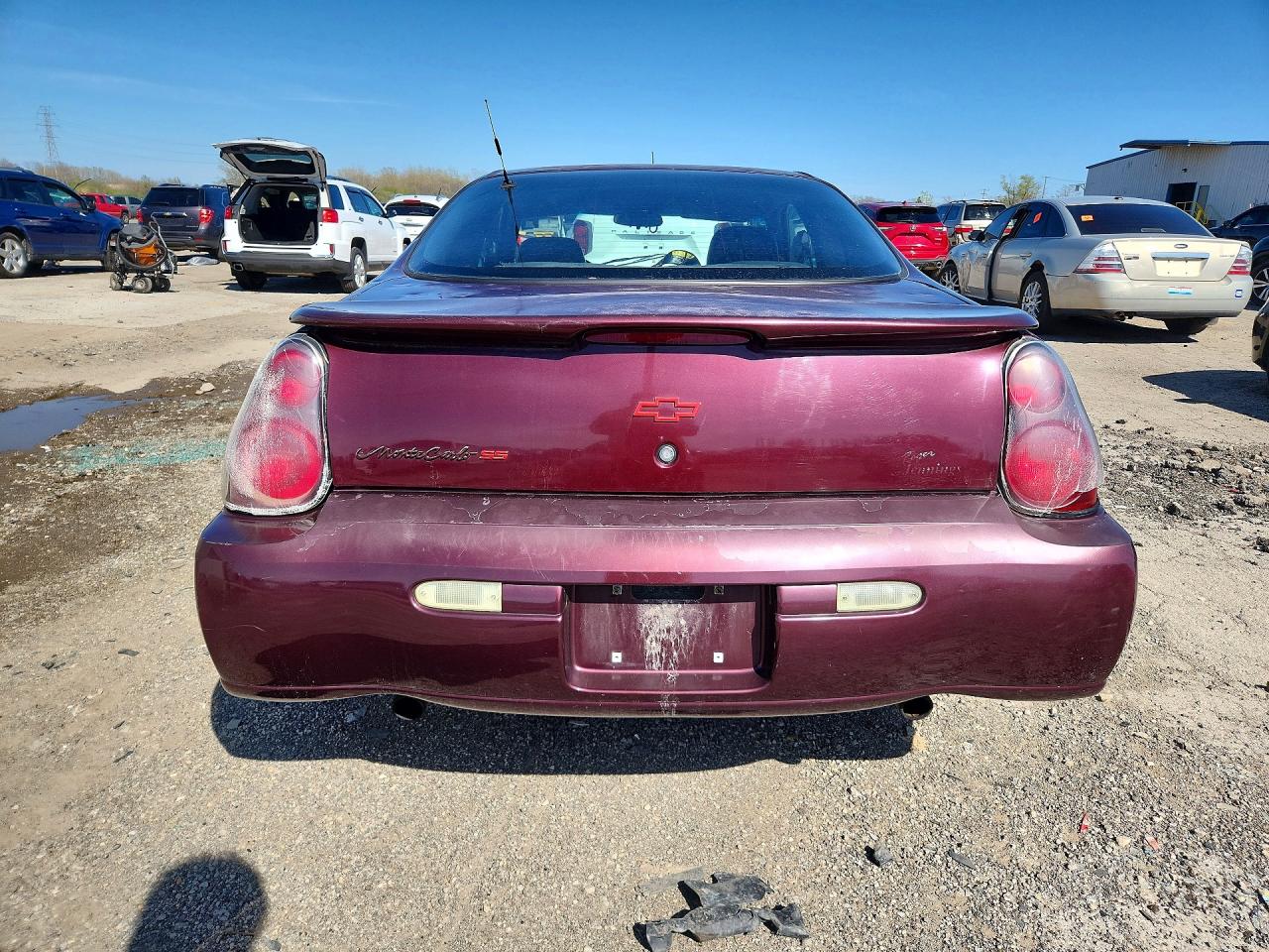 2004 Chevrolet Monte Carlo Ss Темно-бордовый vin: 2G1WX15K349285240