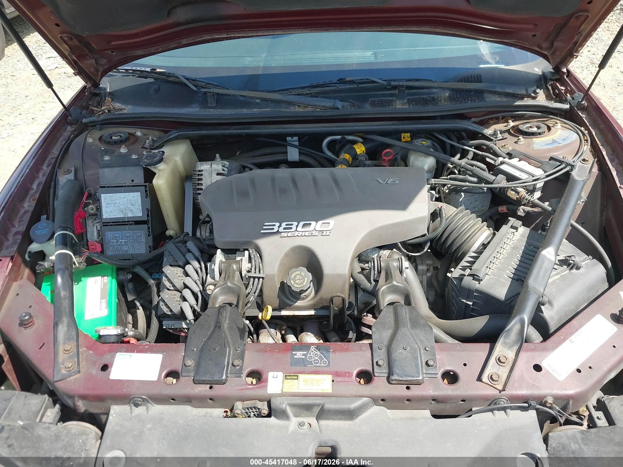 2001 Chevrolet Monte Carlo Ss Бордовый vin: 2G1WX15K519352836