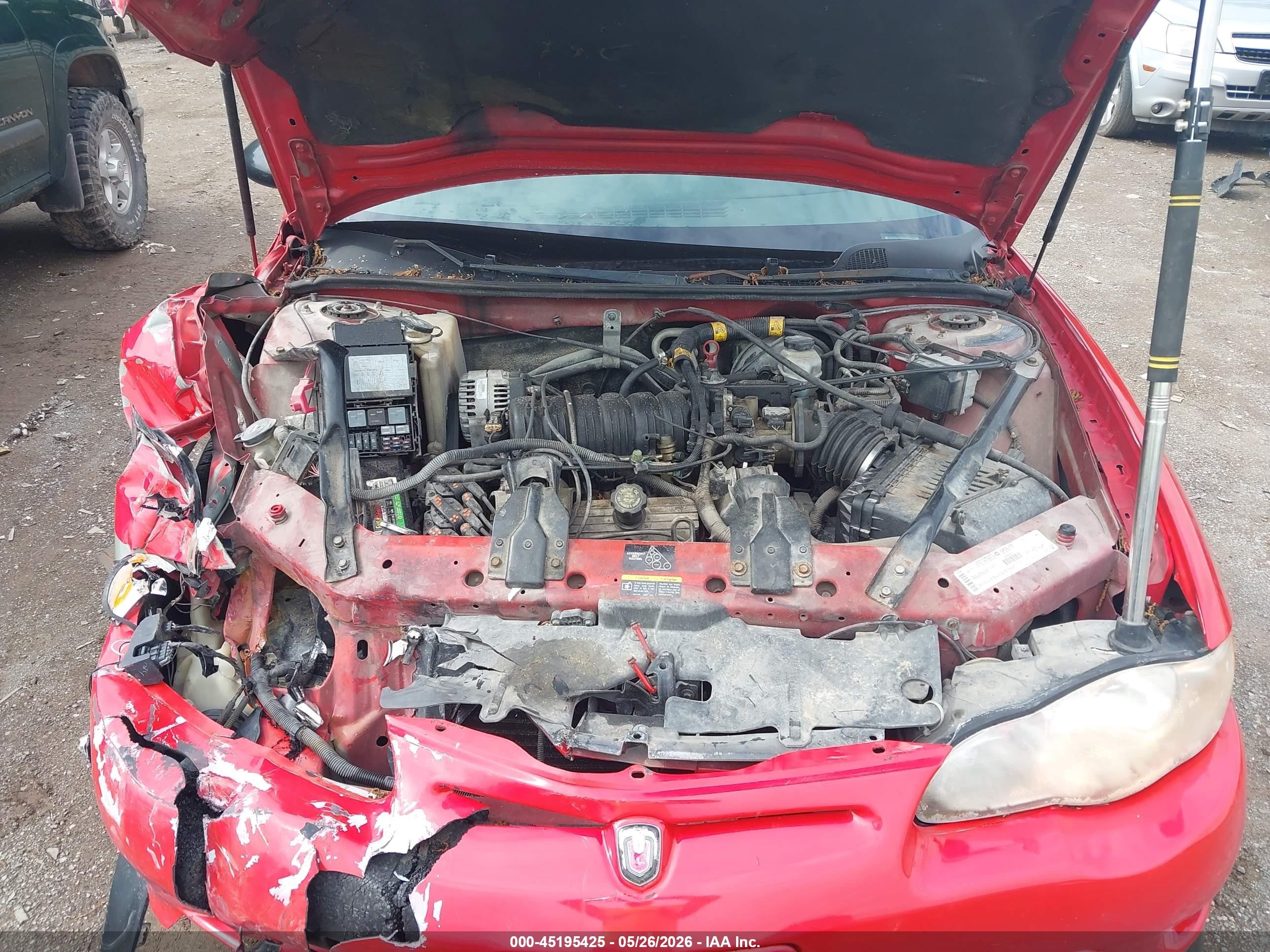 2002 Chevrolet Monte Carlo Ss Red vin: 2G1WX15K629170385