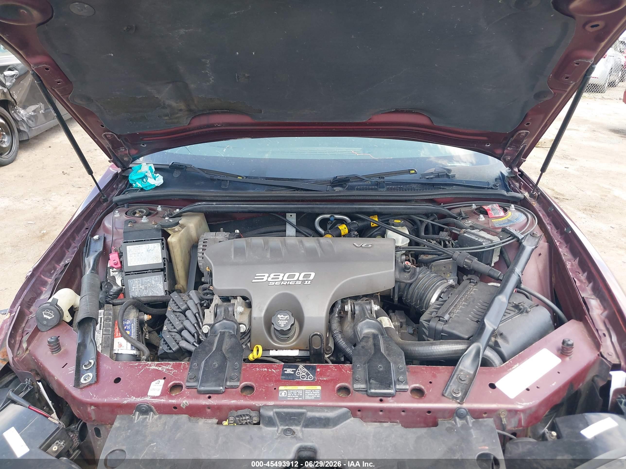 2002 Chevrolet Monte Carlo Ss Maroon vin: 2G1WX15K629373468