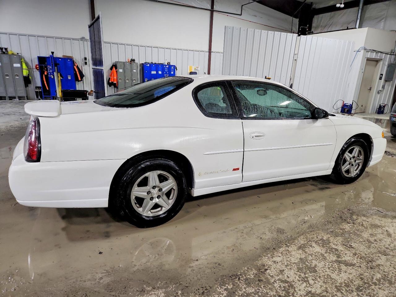 2001 Chevrolet Monte Carlo Ss White vin: 2G1WX15K719262684