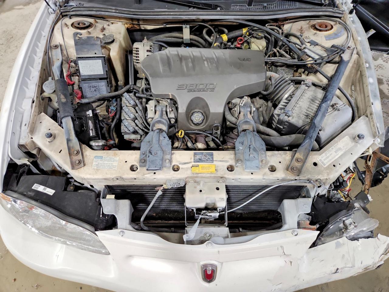 2001 Chevrolet Monte Carlo Ss White vin: 2G1WX15K719262684