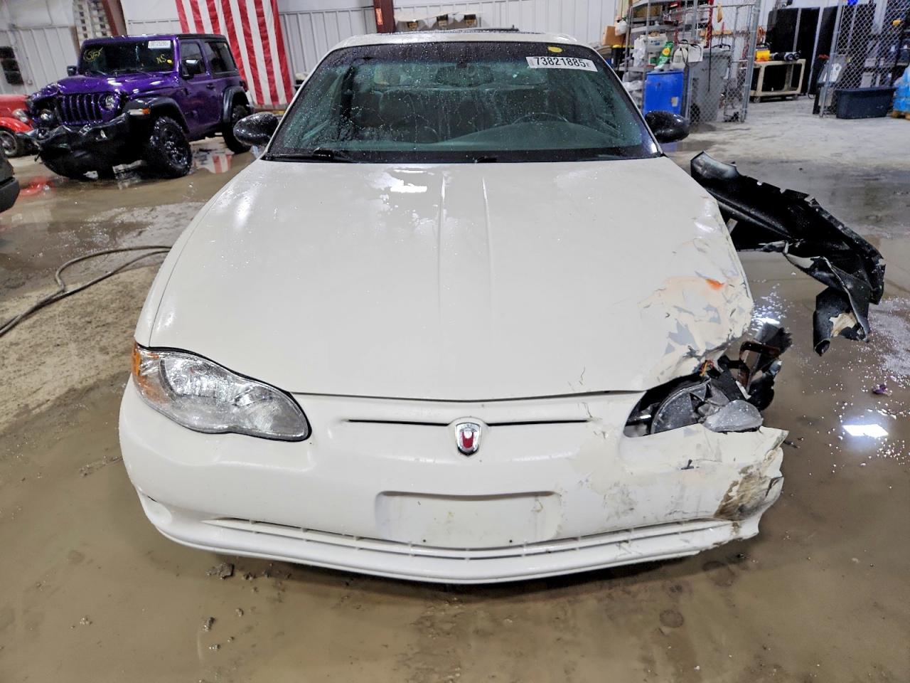 2001 Chevrolet Monte Carlo Ss White vin: 2G1WX15K719262684
