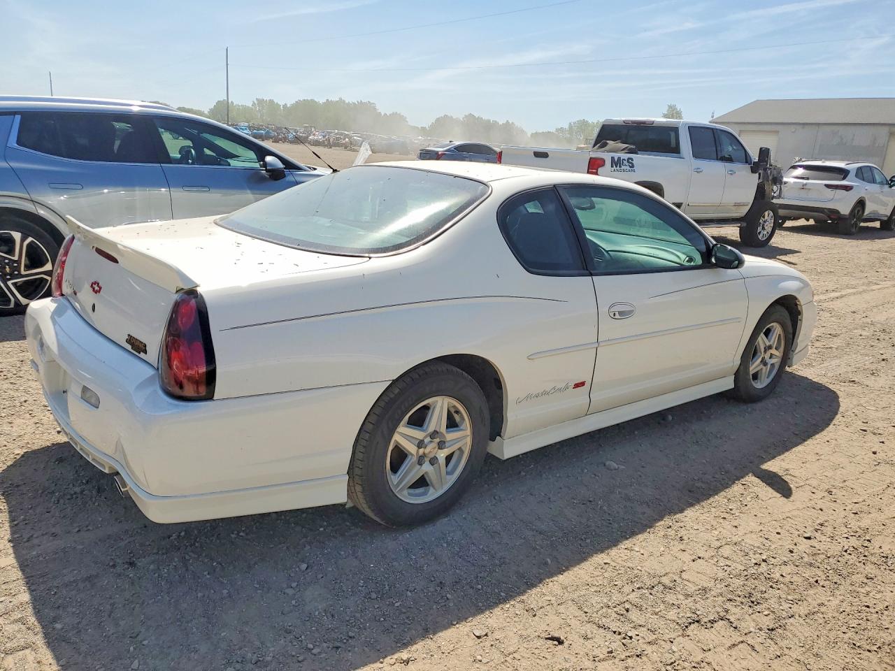 2002 Chevrolet Monte Carlo Ss White vin: 2G1WX15K729145284